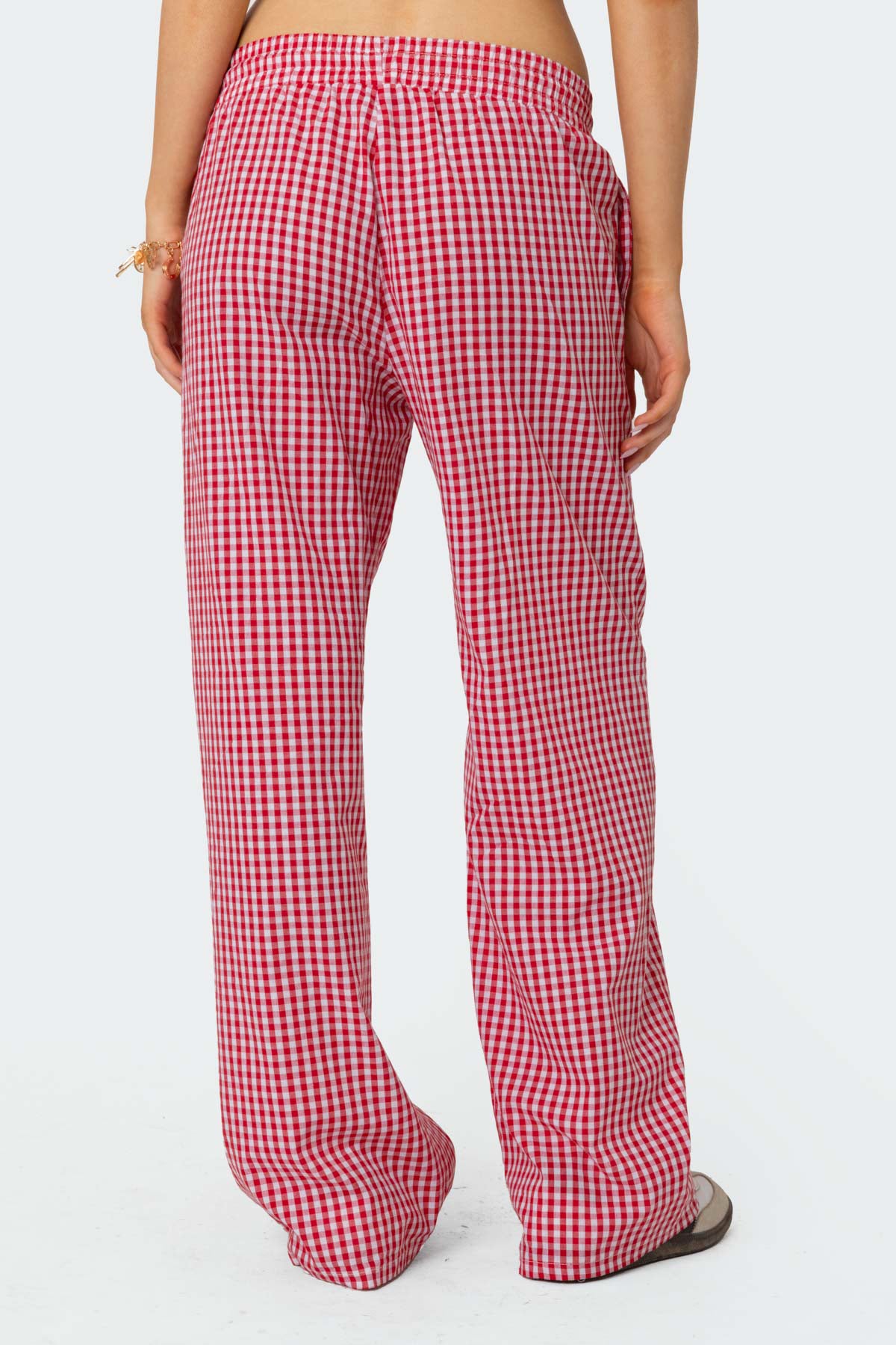 Taya Gingham Pants-Milans Time