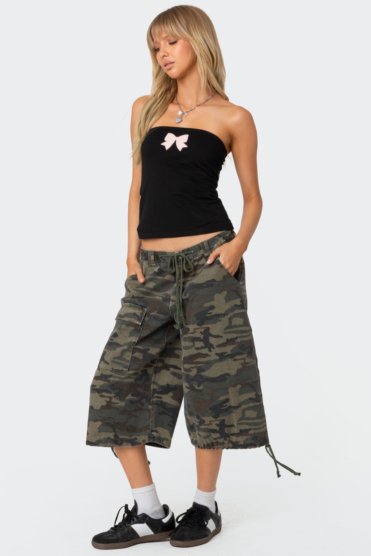 Bow Patch Tube Top-Milans Time