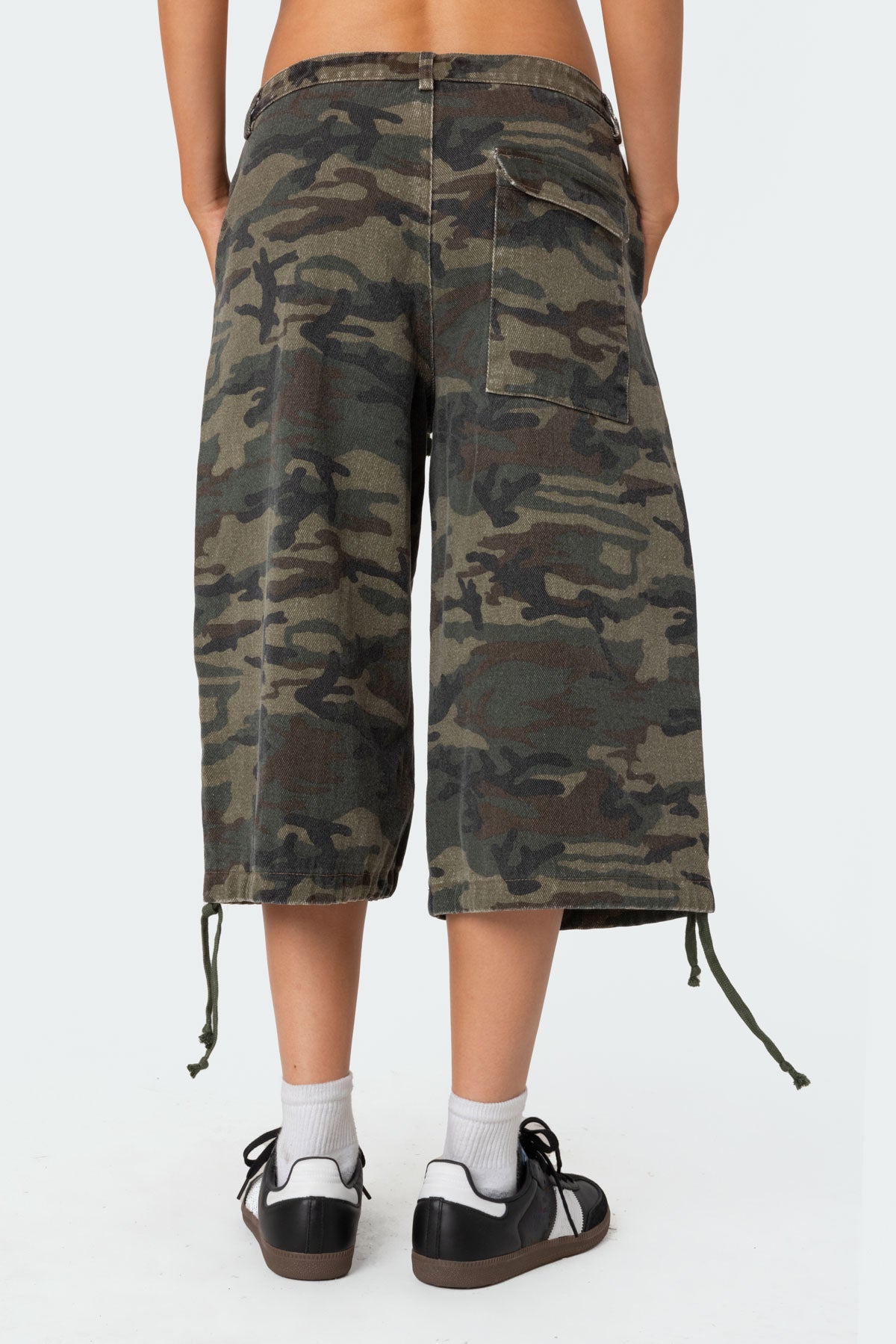 Camo Cargo Bermuda Shorts-Milans Time