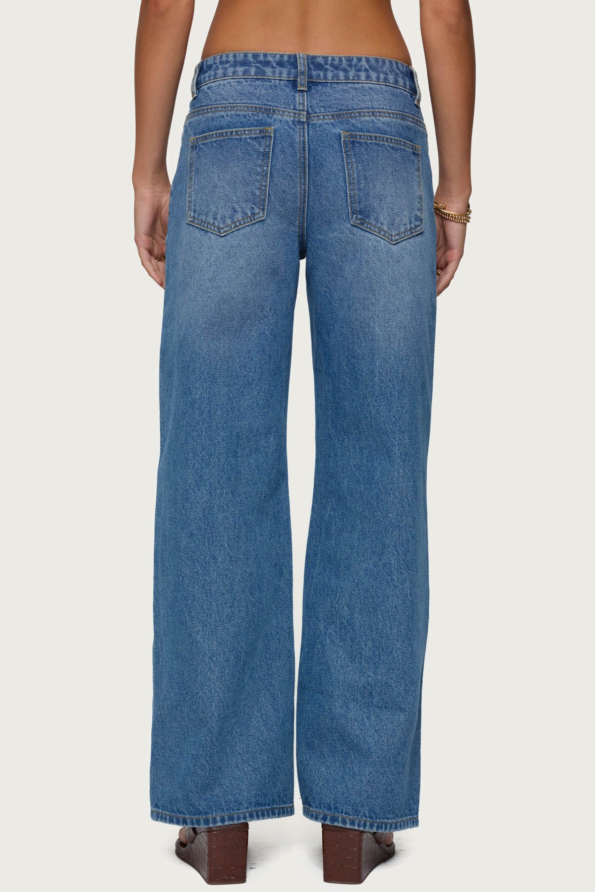 Ery Mid Rise Baggy Jeans-Milans Time