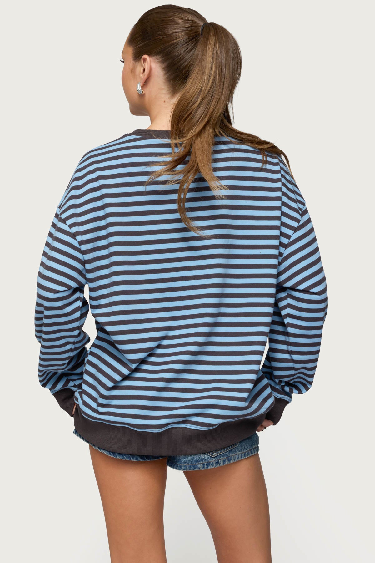 Onda Striped Sweatshirt-Milans Time