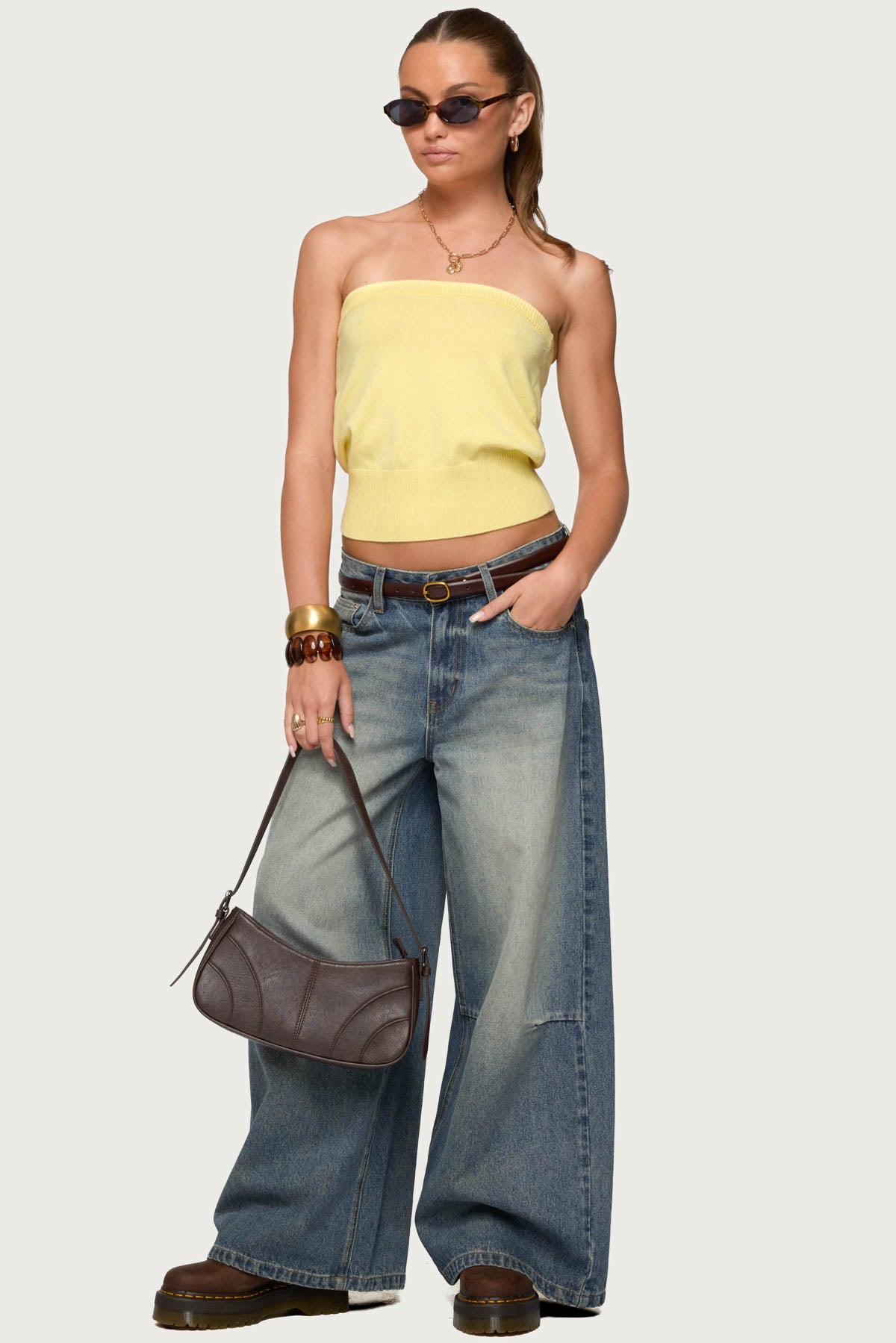 Philipa Strapless Knit Top-Milans Time