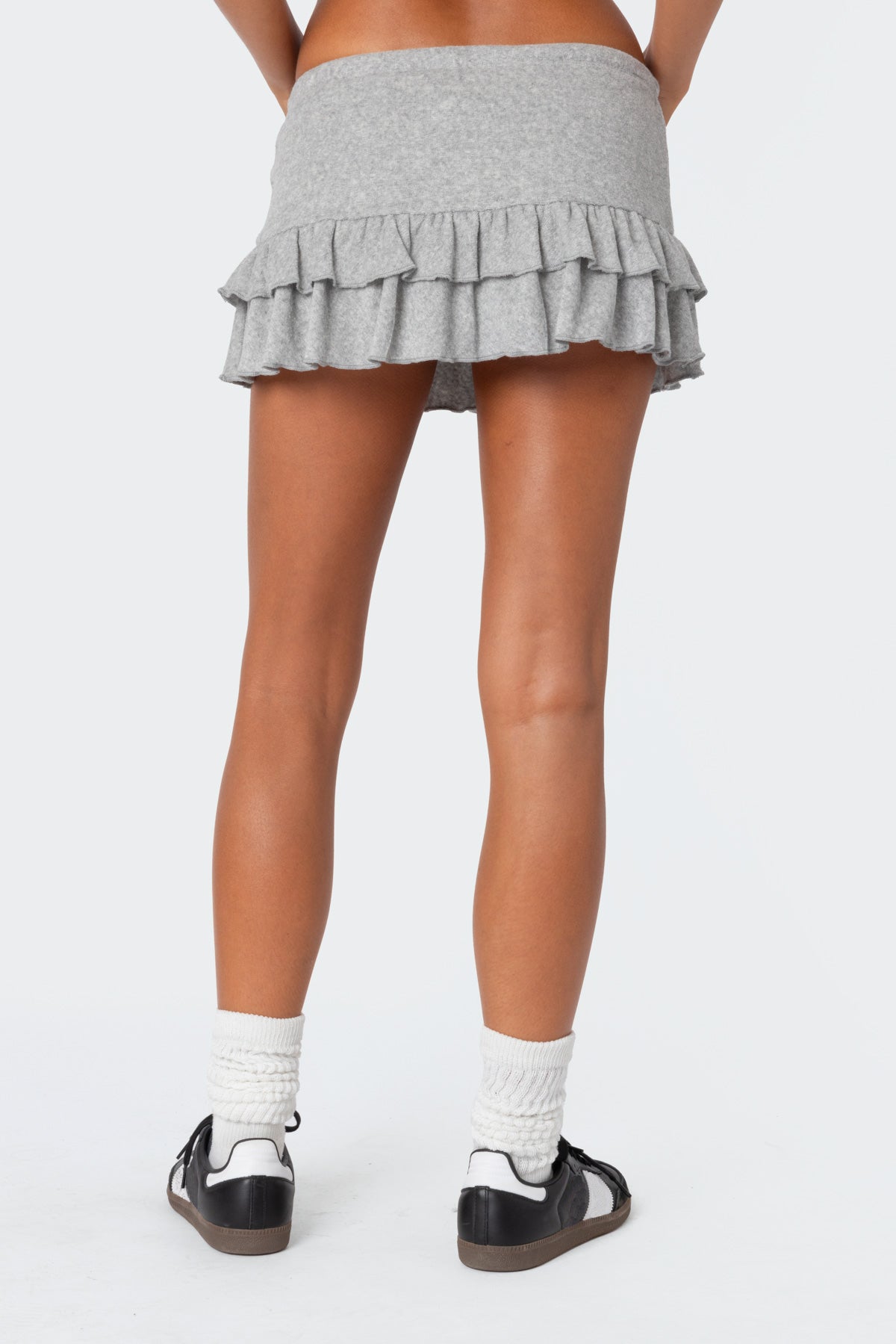 Delia Ruffled Terry Mini Skort-Milans Time