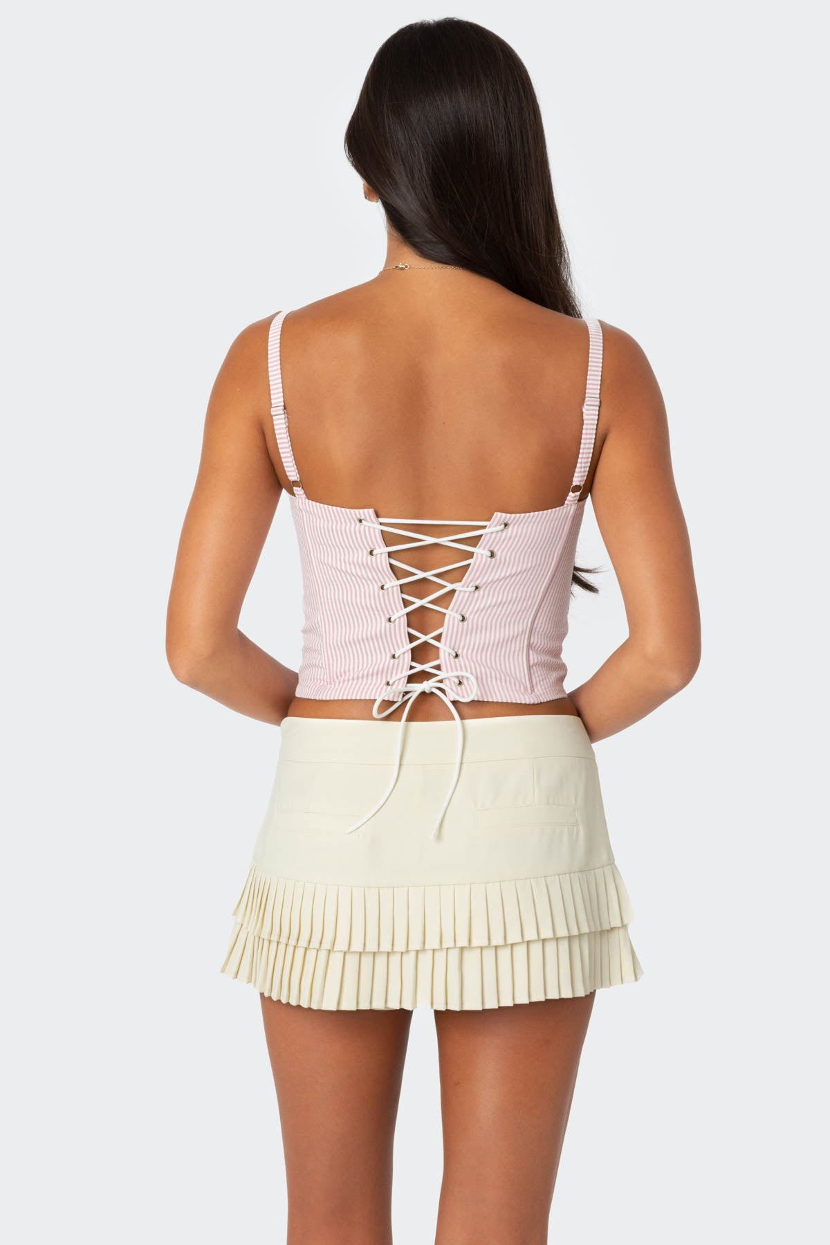 Cammie Striped Corset-Milans Time