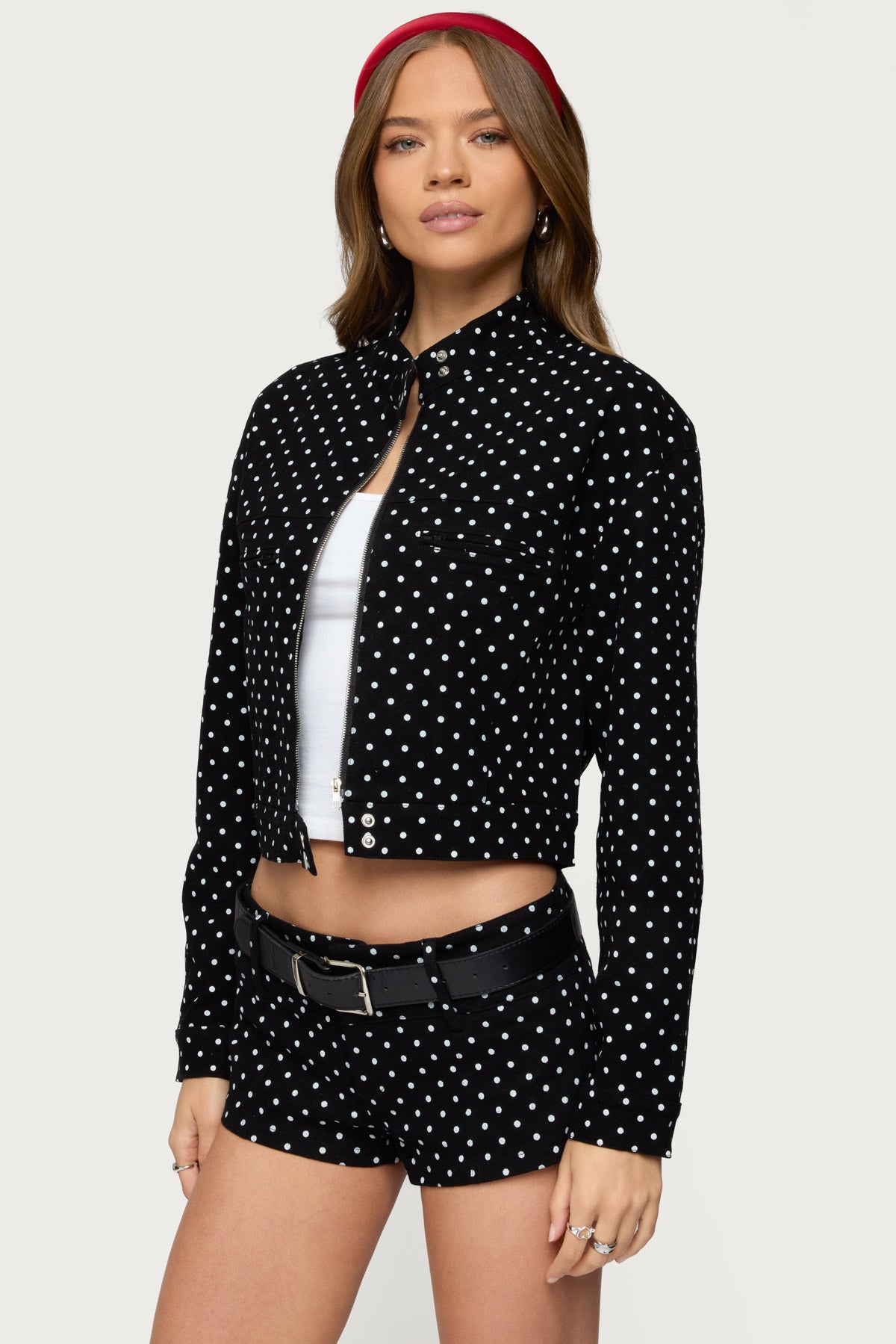 Tabitha Polka Dot Jacket-Milans Time