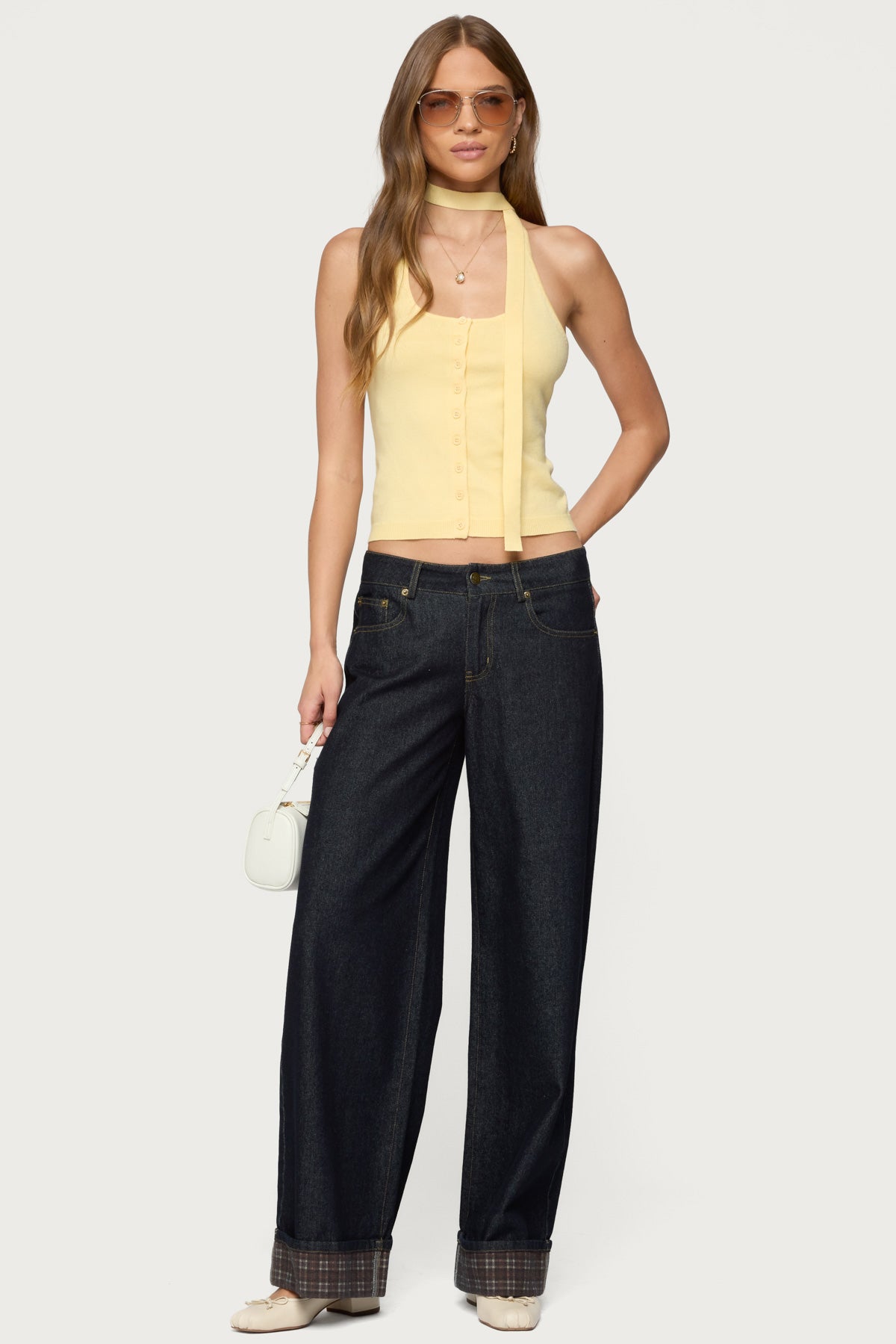 Two Piece Knit Halter Top-Milans Time