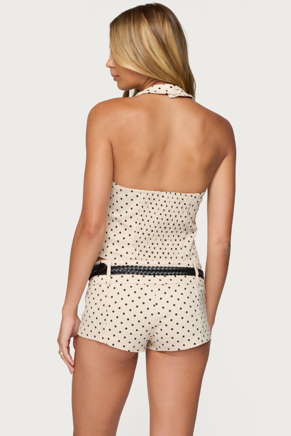 Twyla Polka Dot Halter Top-Milans Time