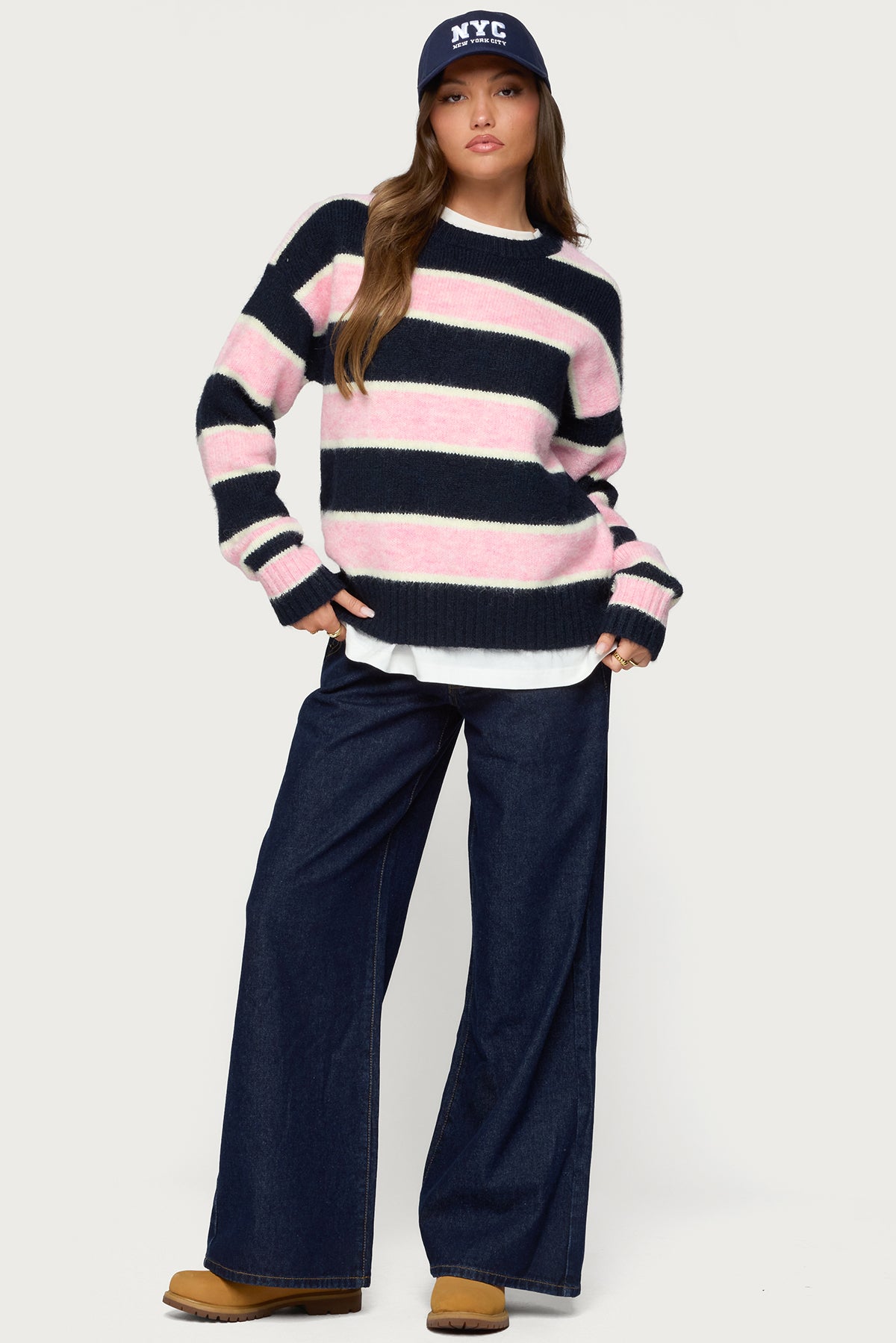 Conrad Striped Knit Sweater-Milans Time