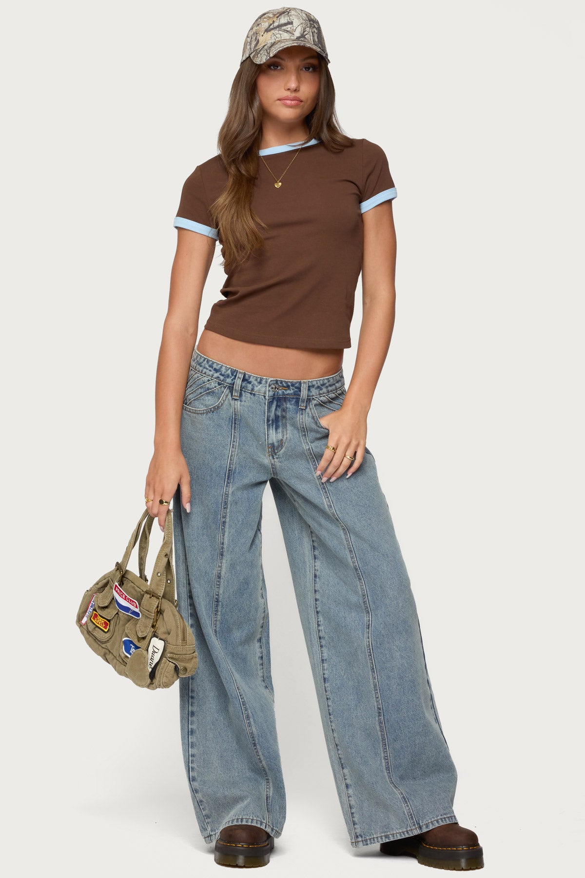 Zeke Contrast T Shirt-Milans Time