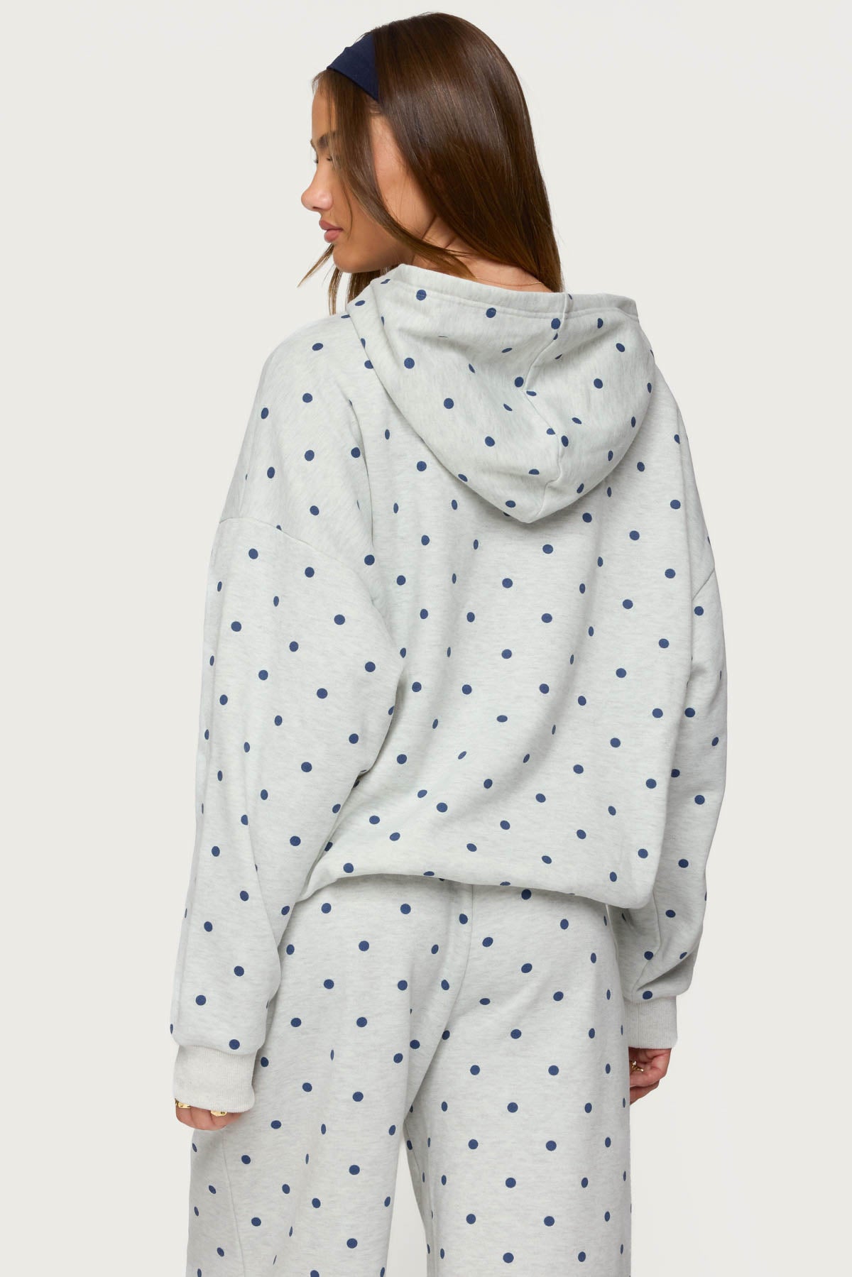 NY Babe Polka Dot Hoodie-Milans Time
