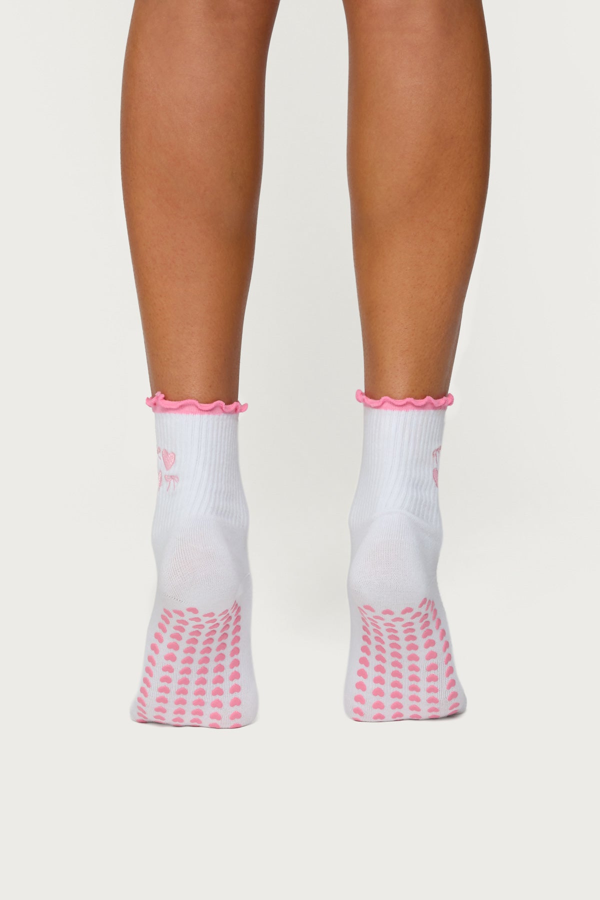 Heart & Bow Pilates Socks-Milans Time