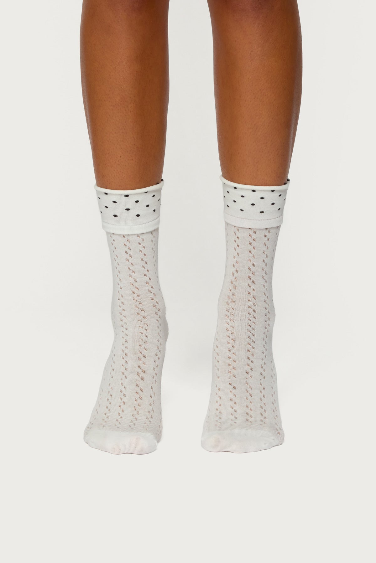 Pointelle Polka Dot Socks-Milans Time