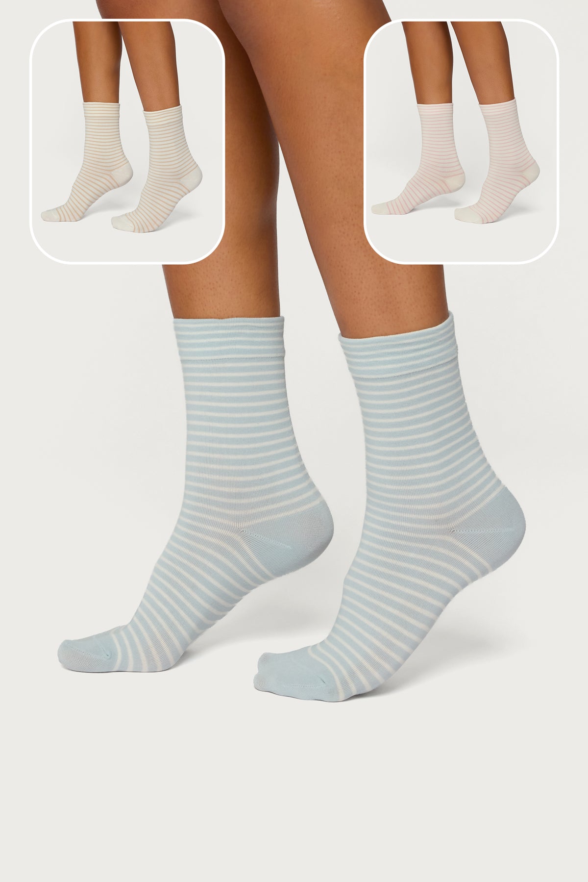 Pack Of 3 Striped Socks-Milans Time