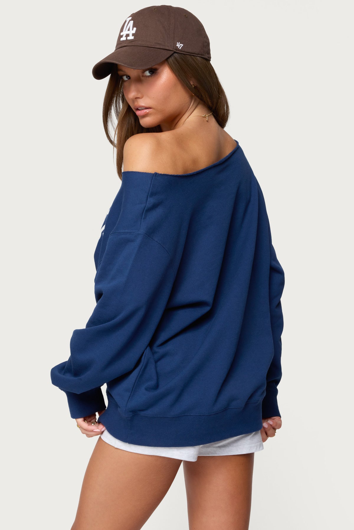 Nashville Oversized Wide Neck Sweatshirt-Milans Time