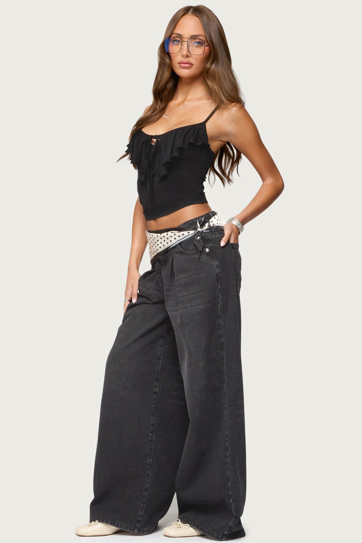 Jezebel Ruffle Tank Top-Milans Time