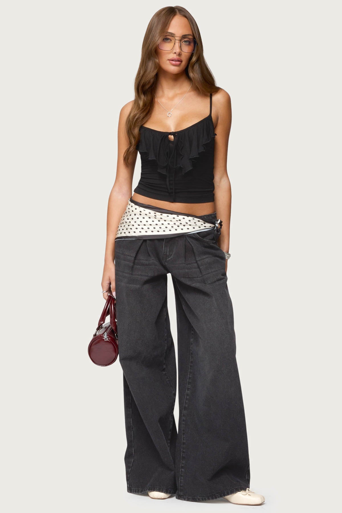 Jezebel Ruffle Tank Top-Milans Time