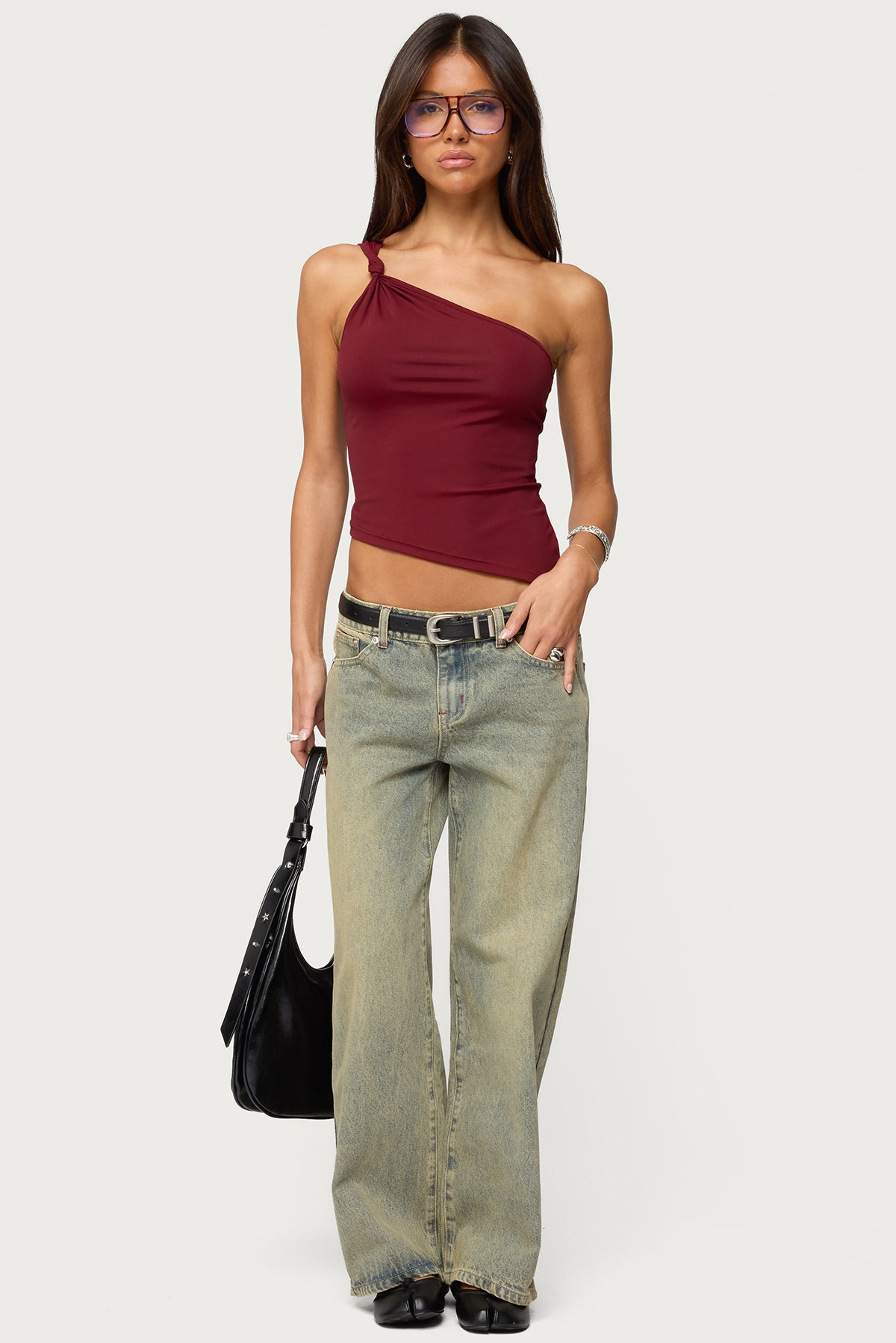 Petite Ace Low Rise Baggy Jeans-Milans Time