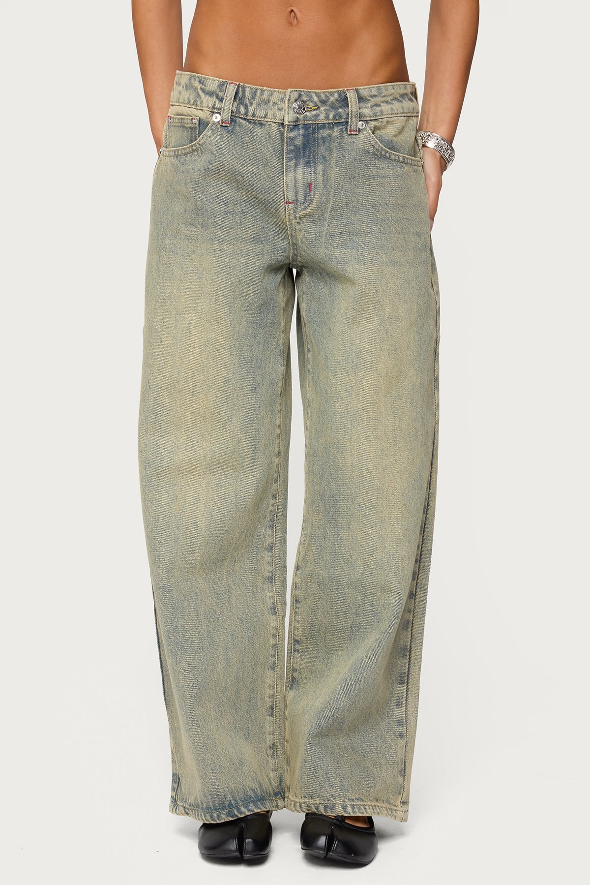 Petite Ace Low Rise Baggy Jeans-Milans Time