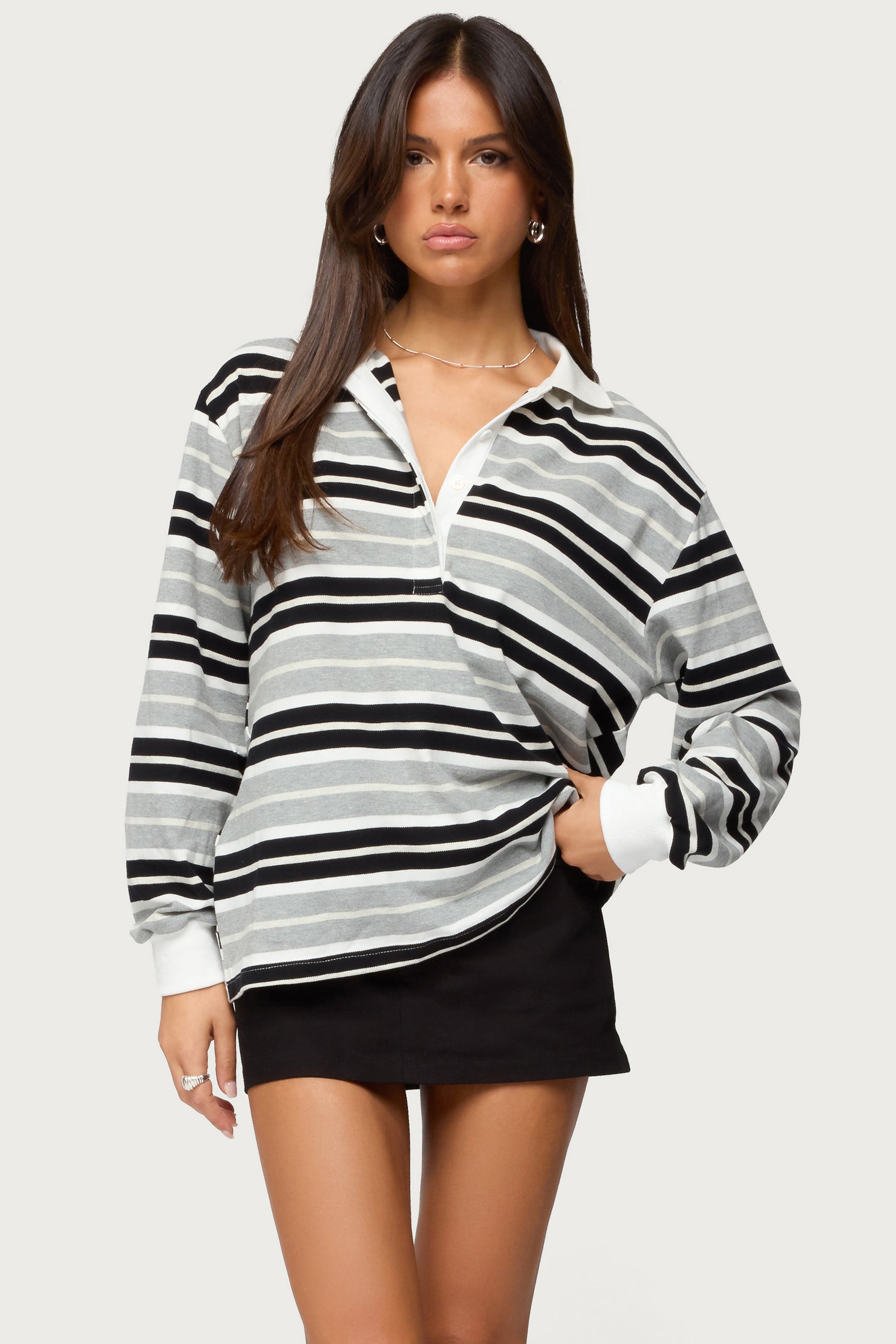 Renya Striped Rugby Shirt-Milans Time