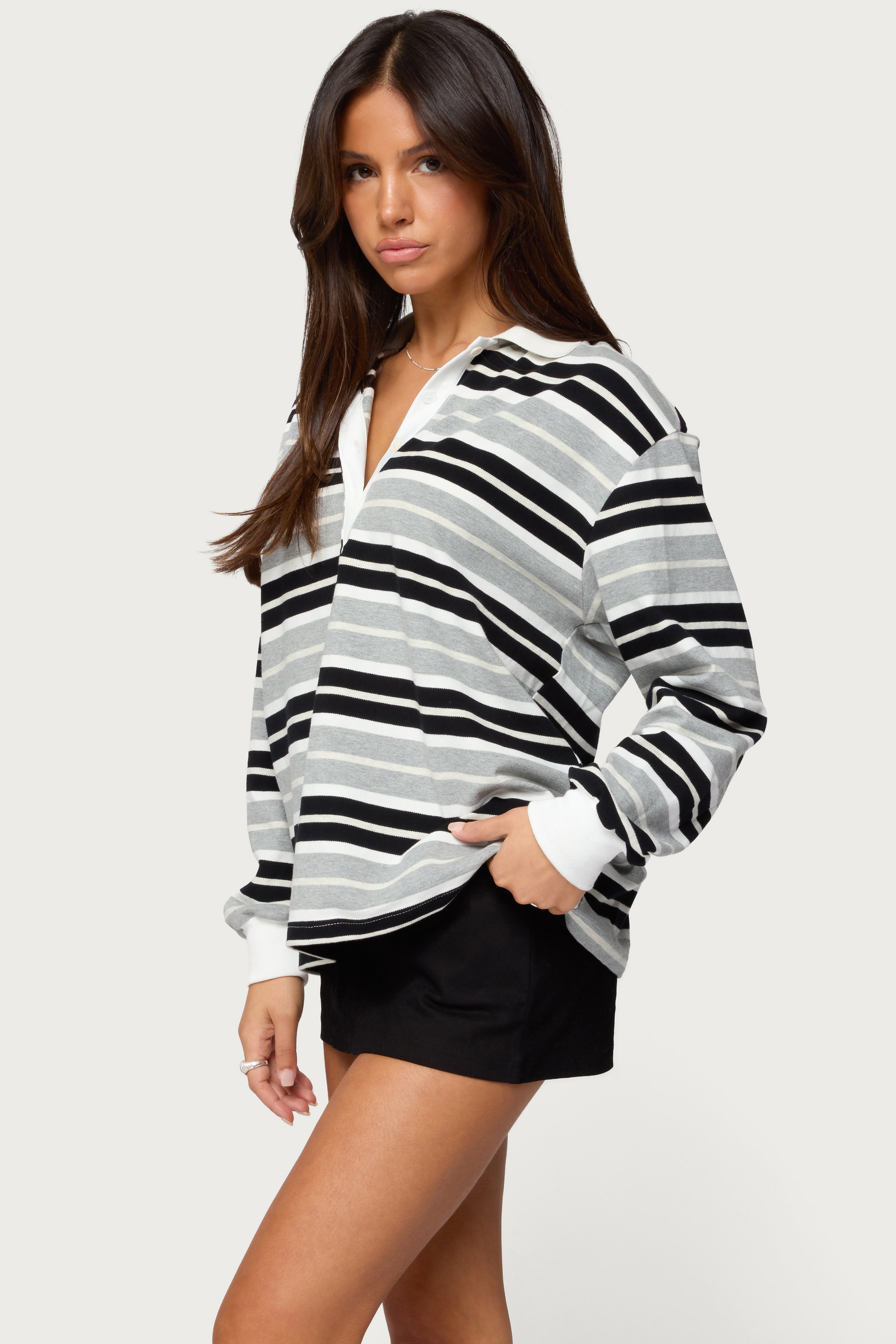 Renya Striped Rugby Shirt-Milans Time