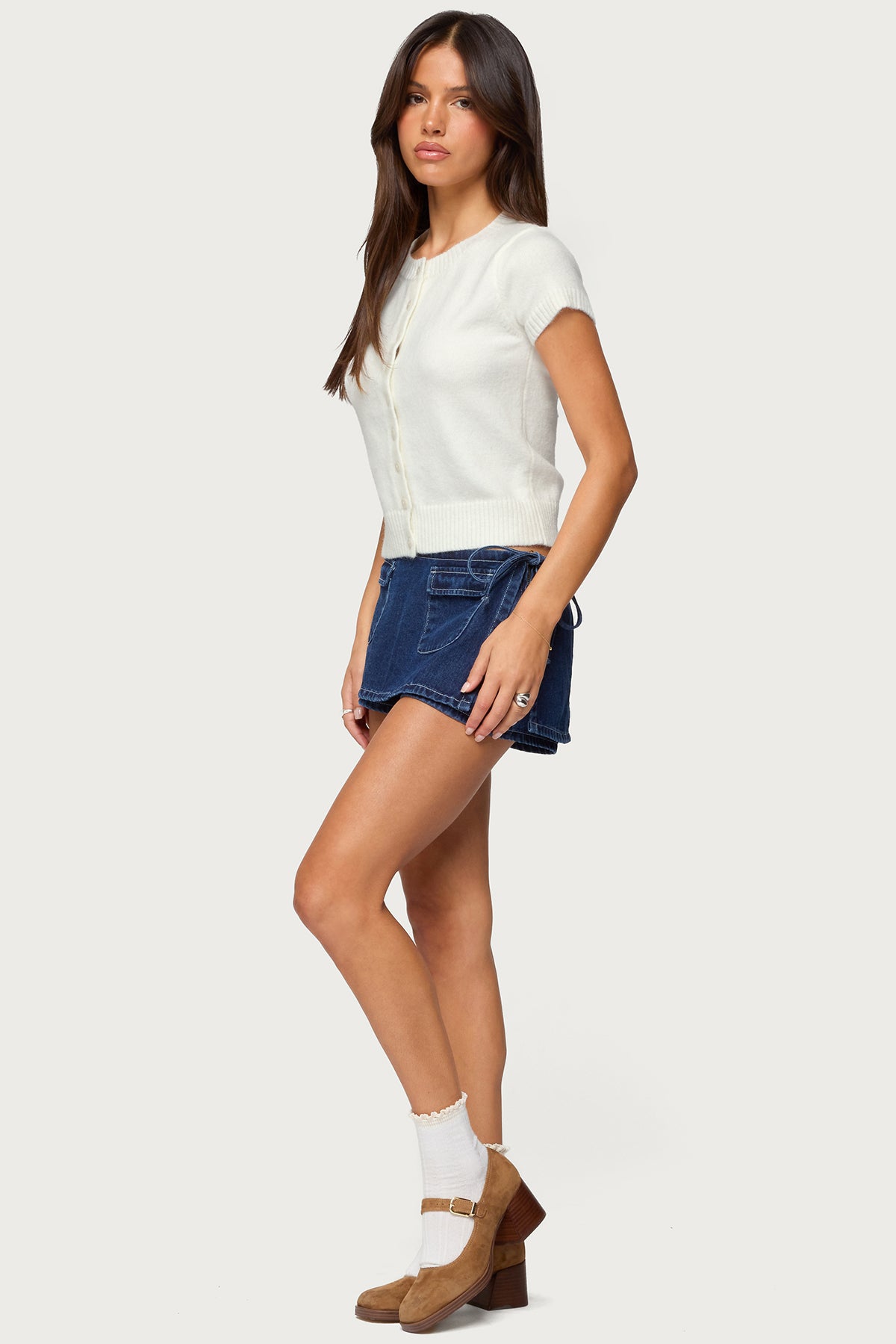 Coreen Button Up Knit Top-Milans Time