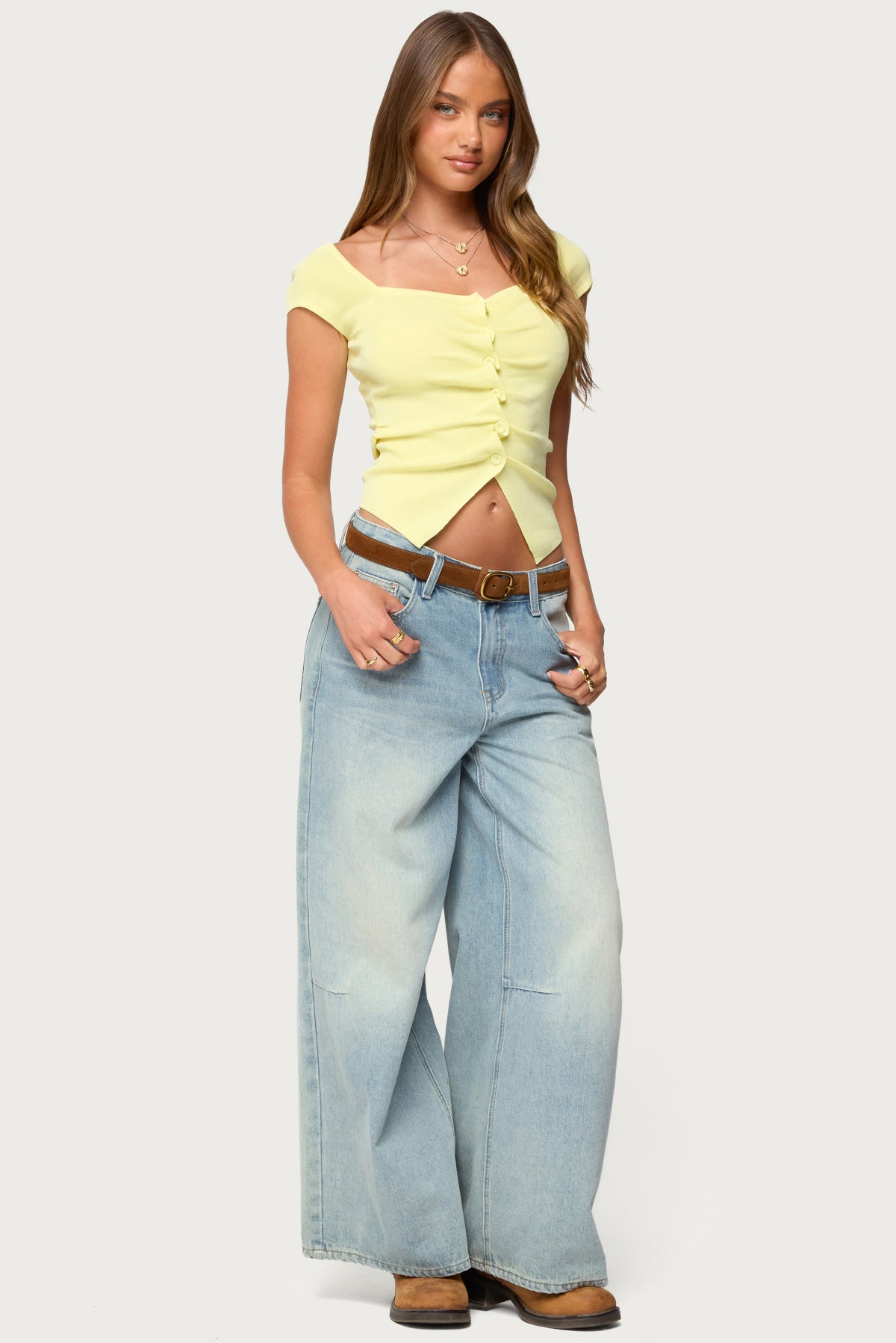 Lilibet Sweetheart Button Up Top-Milans Time