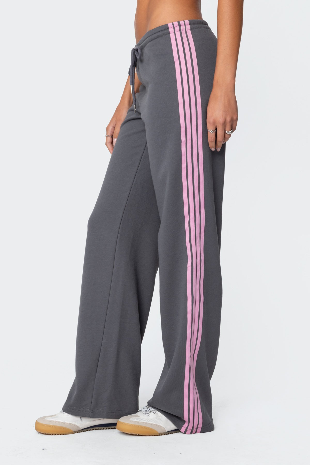 Averie Contrast Striped Sweatpants-Milans Time