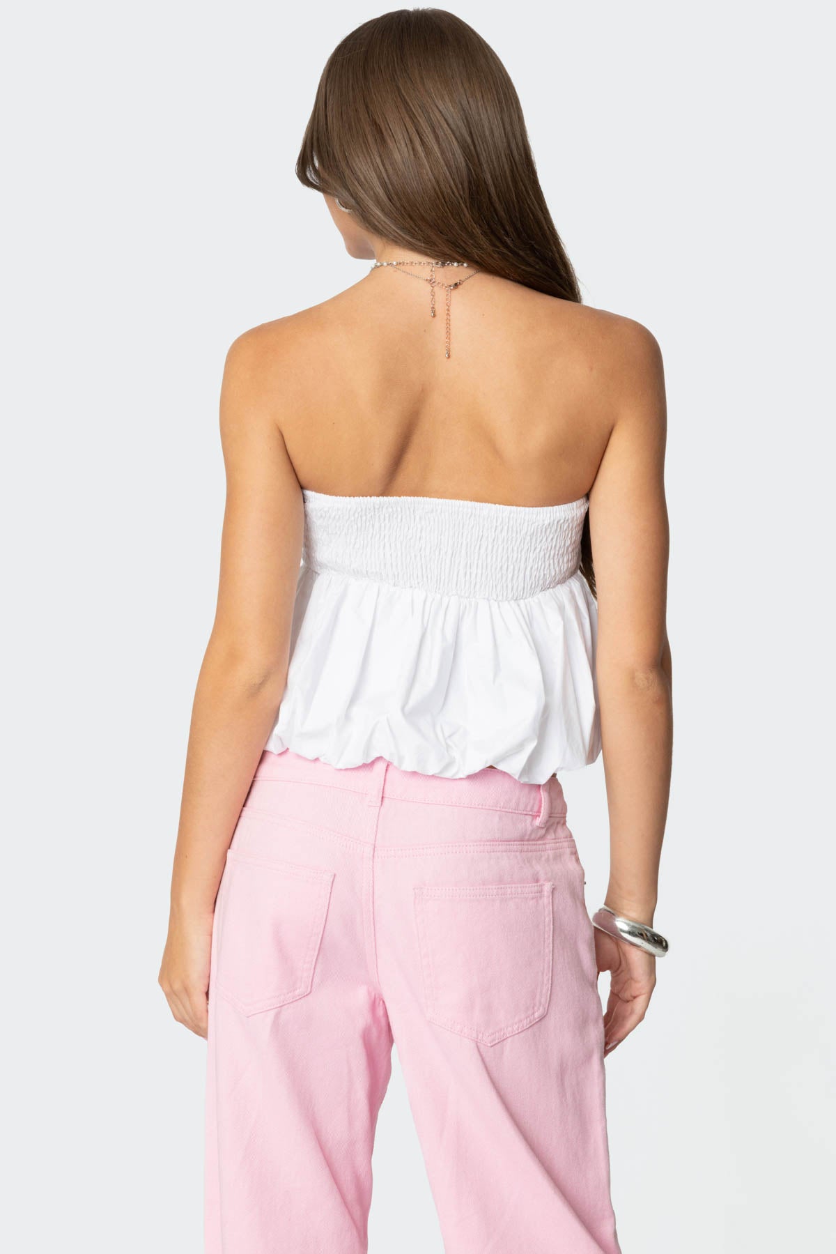 Serina Strapless Bubble Top-Milans Time