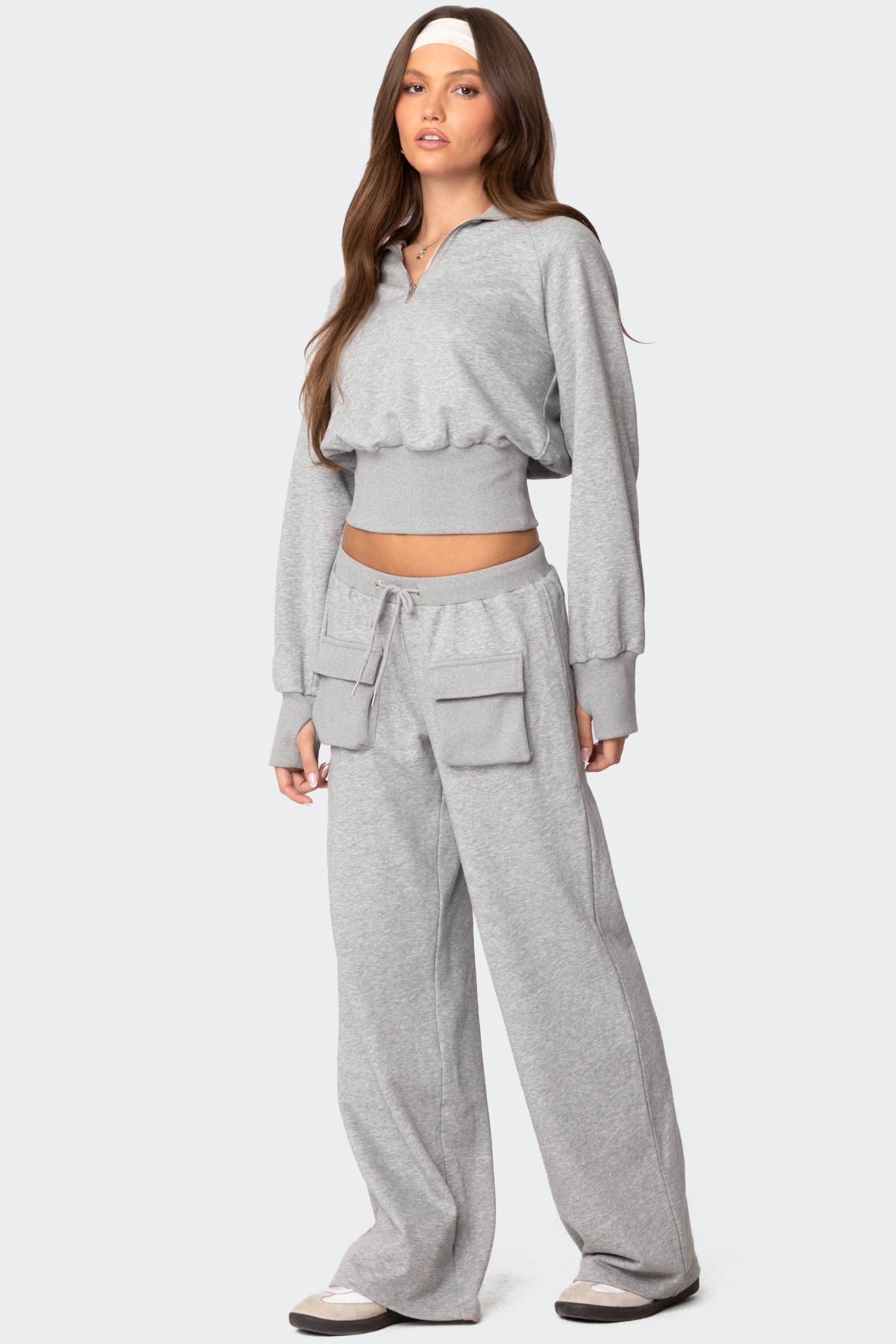 Bailey French Terry Quarter Zip Top-Milans Time