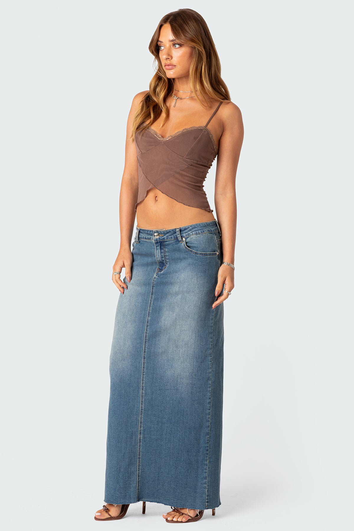 Crossover Mesh Tank Top-Milans Time