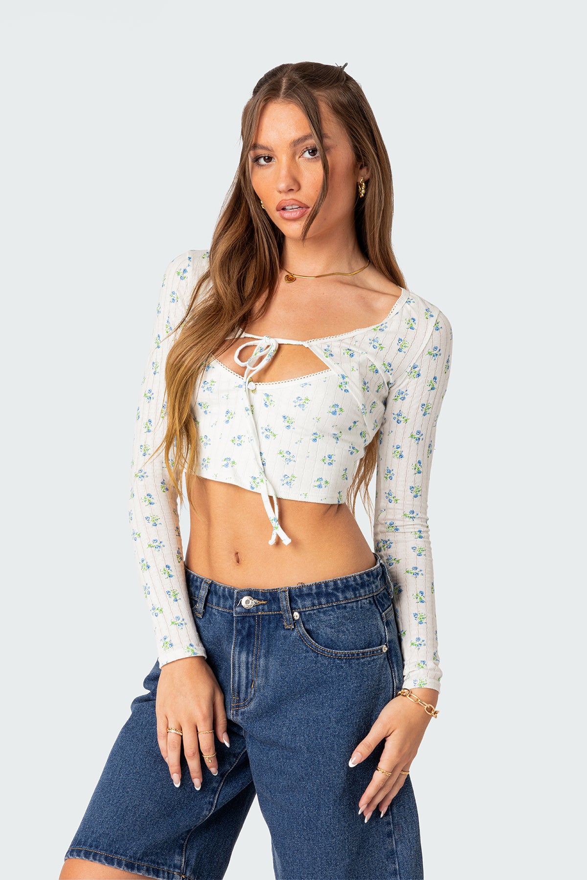 Pointelle Two Piece Shrug Top-Milans Time