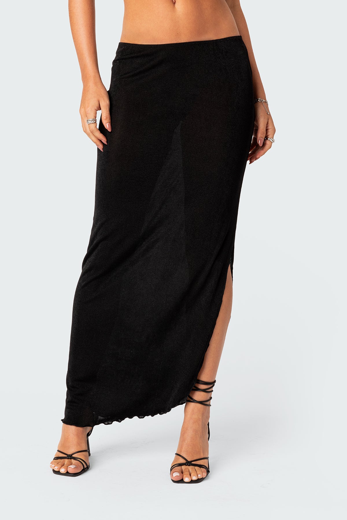 Milan Slitted Maxi Skirt-Milans Time