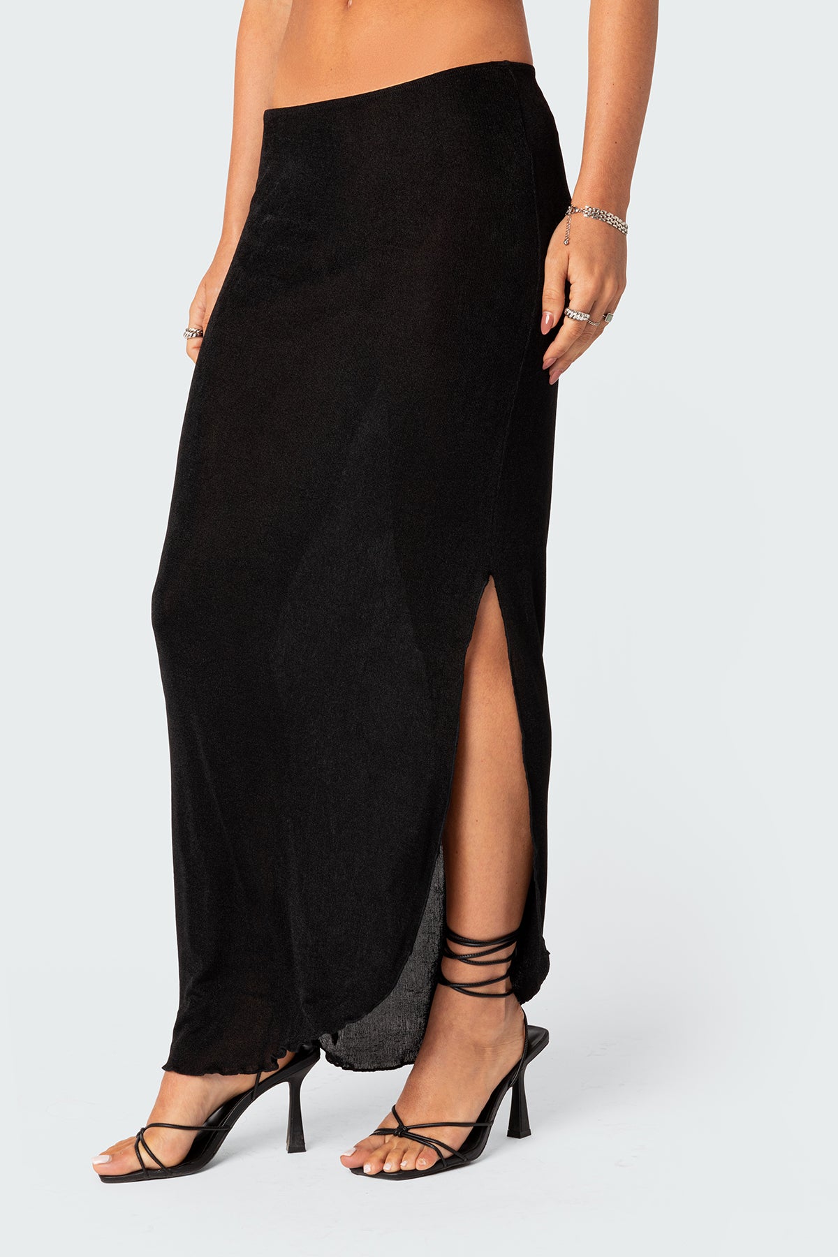 Milan Slitted Maxi Skirt-Milans Time