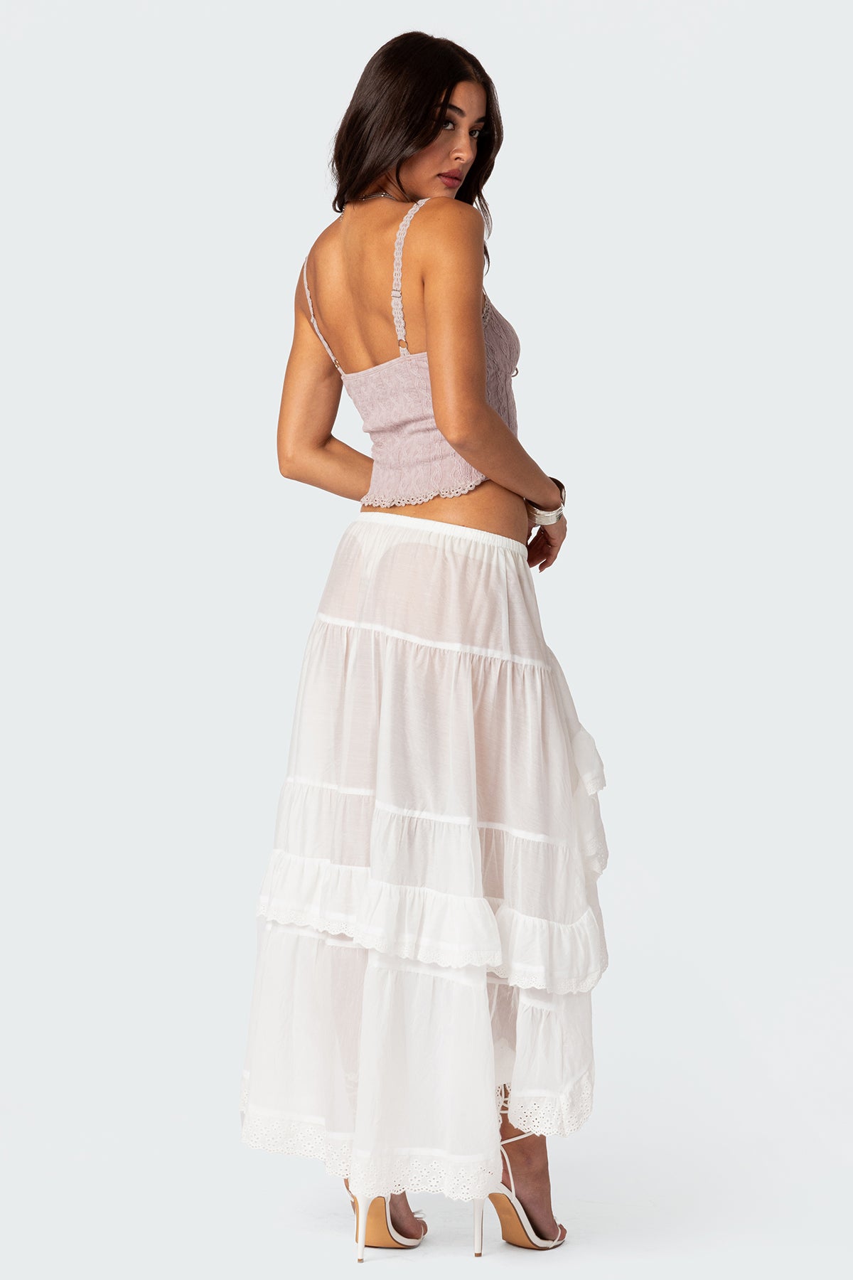 Lacey Knit Tank Top-Milans Time