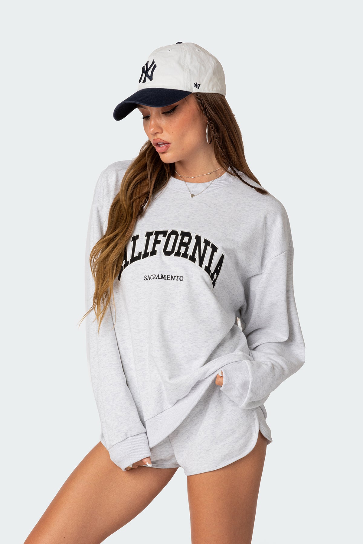 California Girl Oversized Sweatshirt-Milans Time