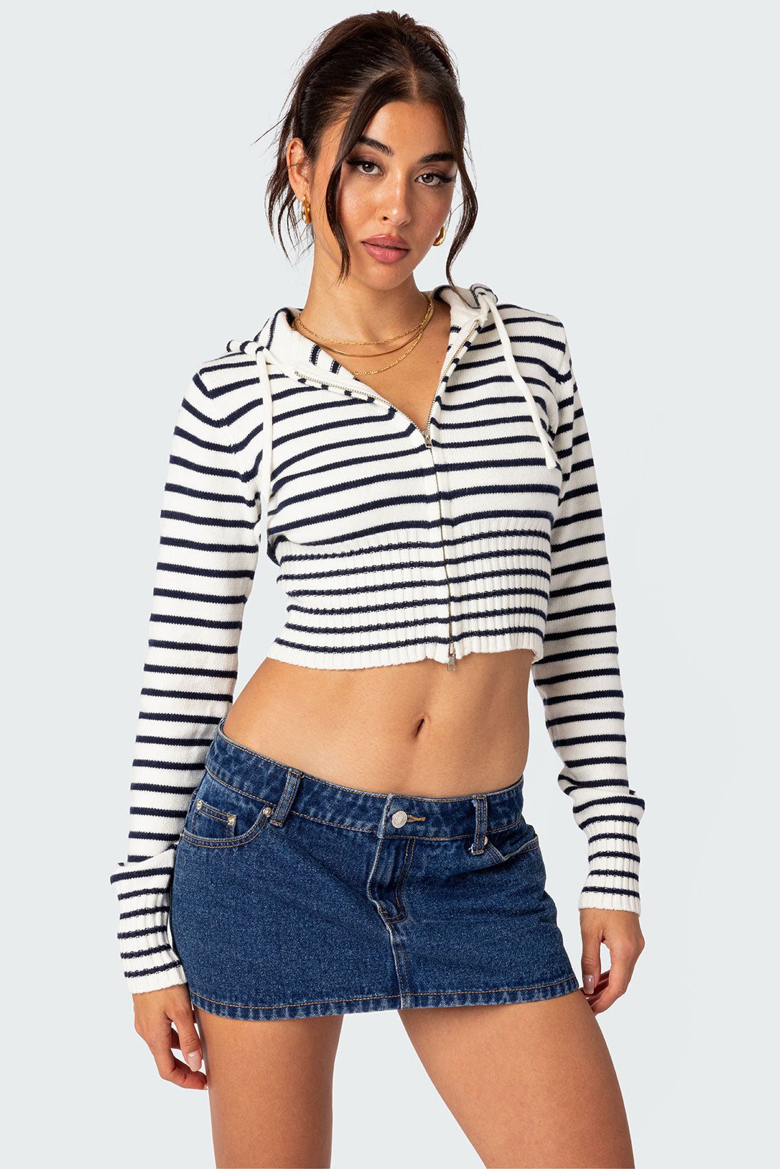 Desiree Knitted Hooded Cardigan-Milans Time