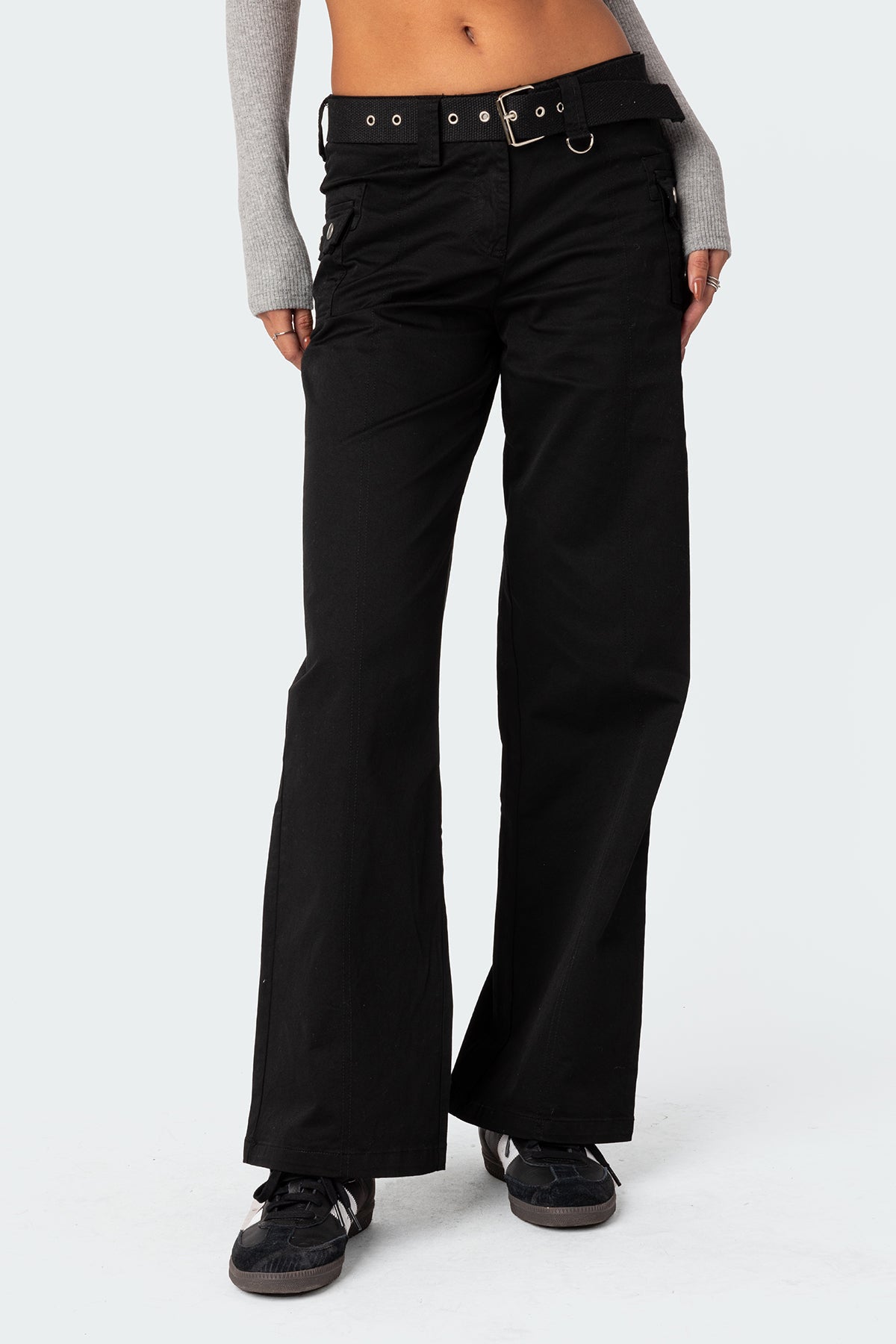 Sia Low-Rise Cargo Pants-Milans Time