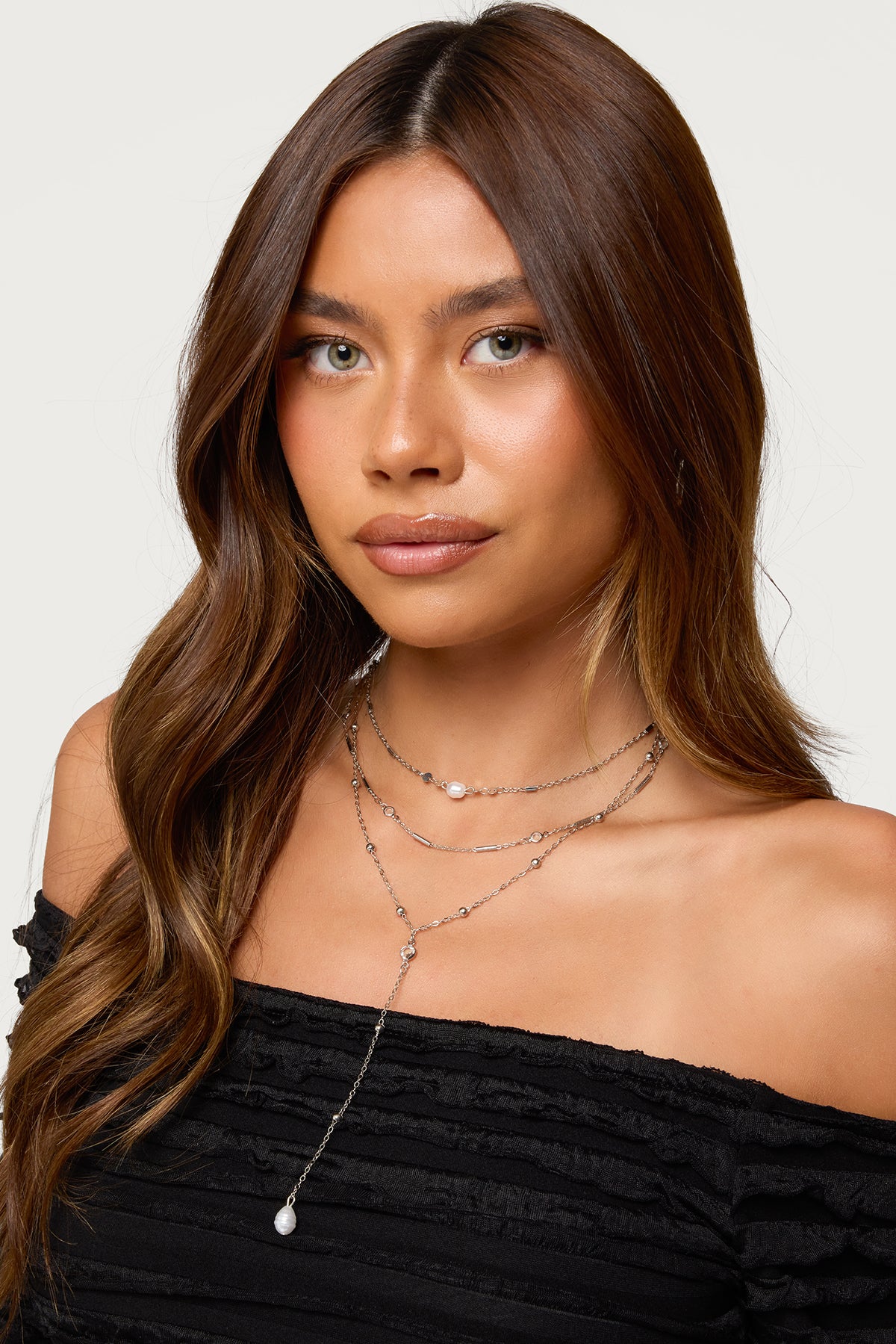 Layered Cascading Necklace-Milans Time