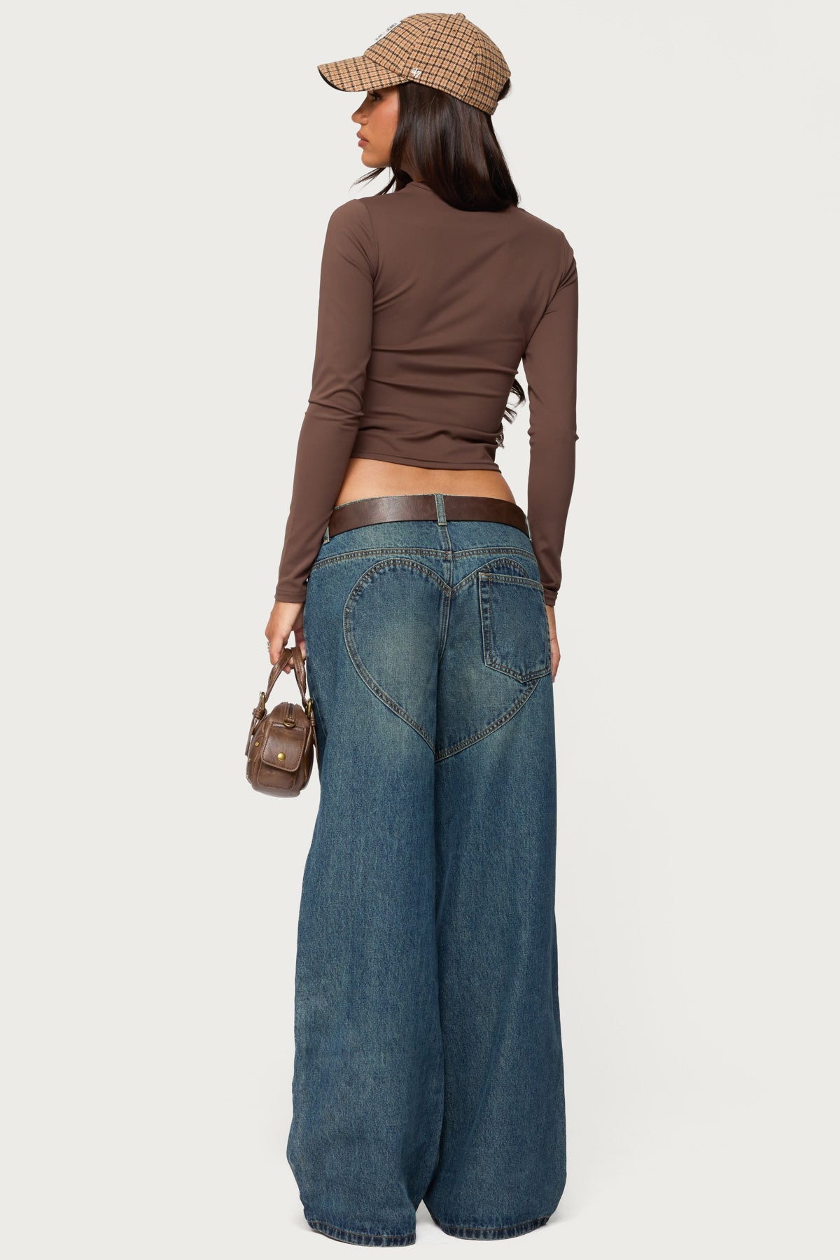 Heartly Low Rise Baggy Jeans-Milans Time