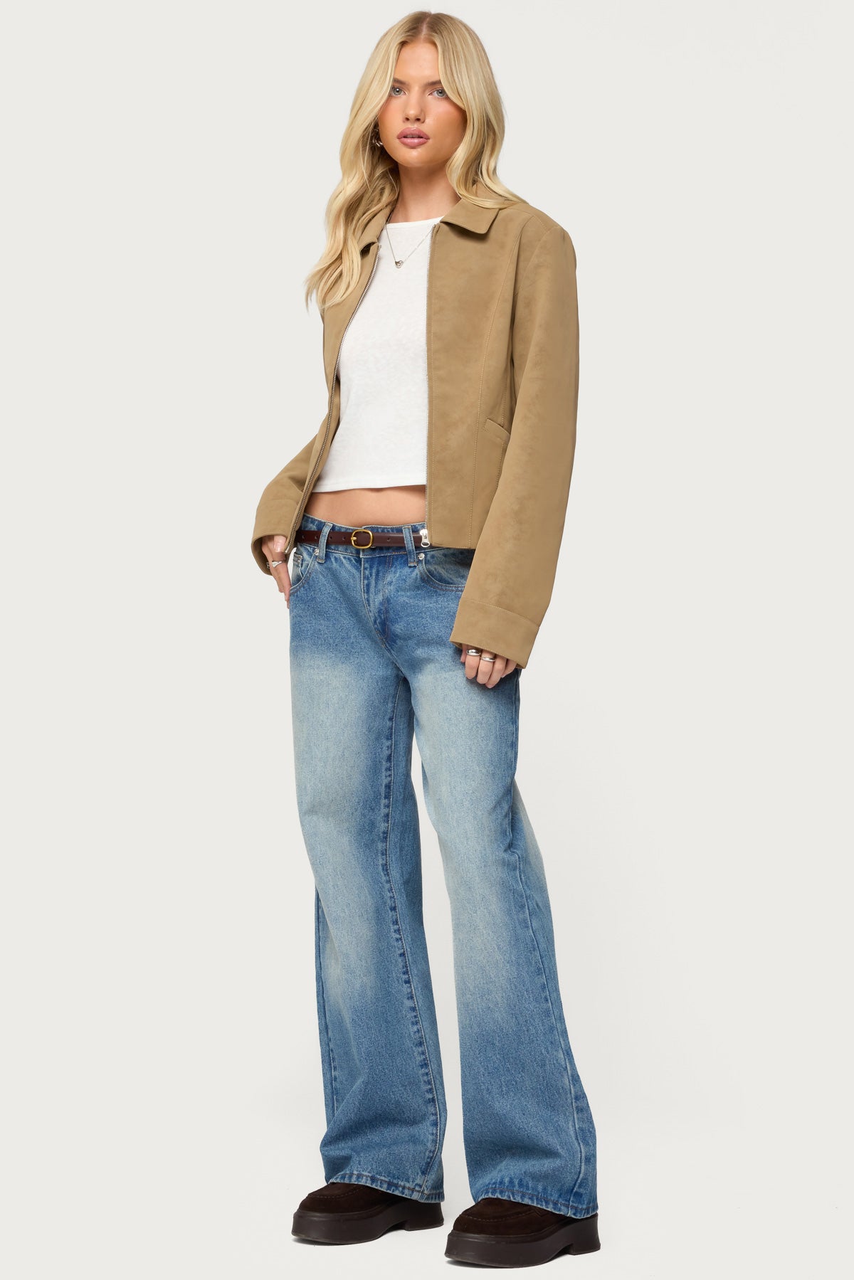 Cozette Faux Leather Jacket-Milans Time