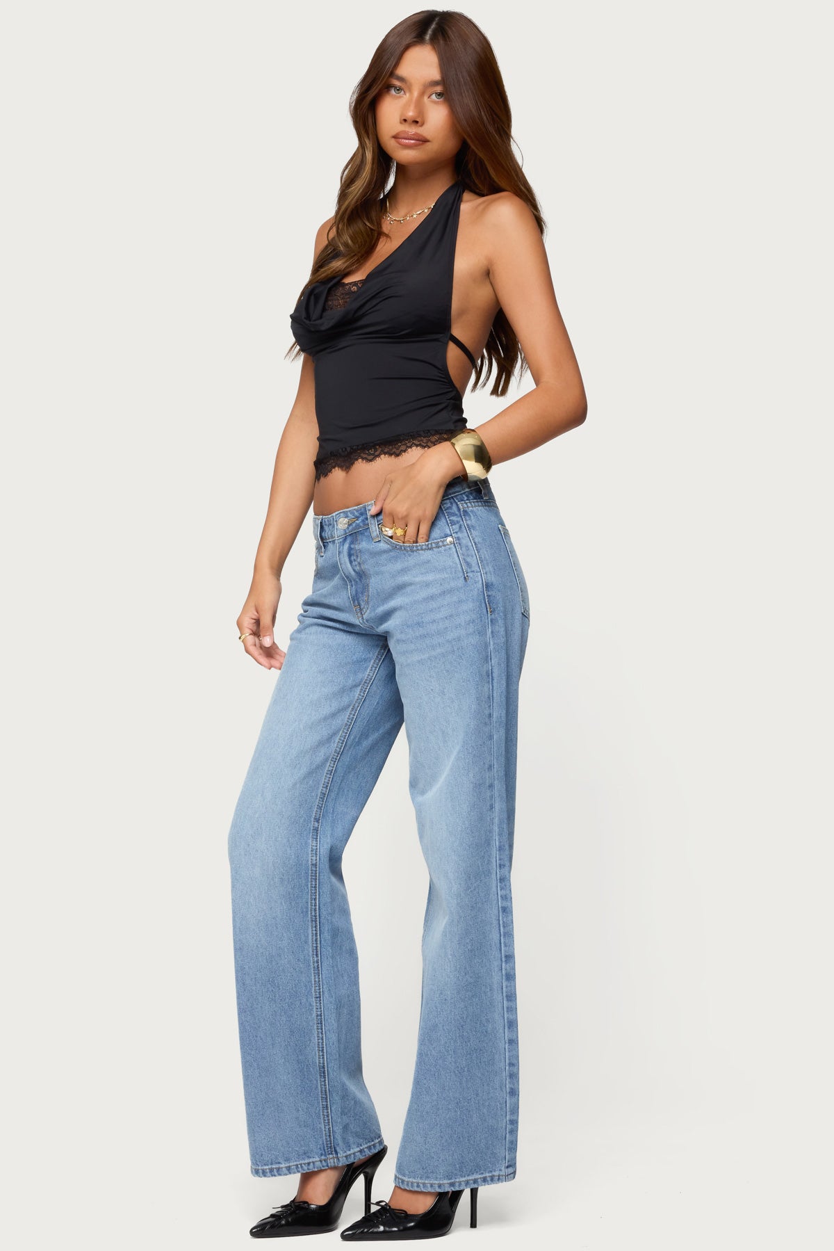 Holly Low Rise Straight Leg Jeans-Milans Time
