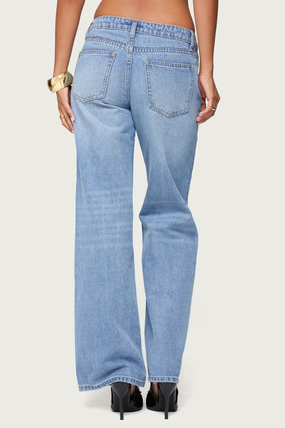 Holly Low Rise Straight Leg Jeans-Milans Time