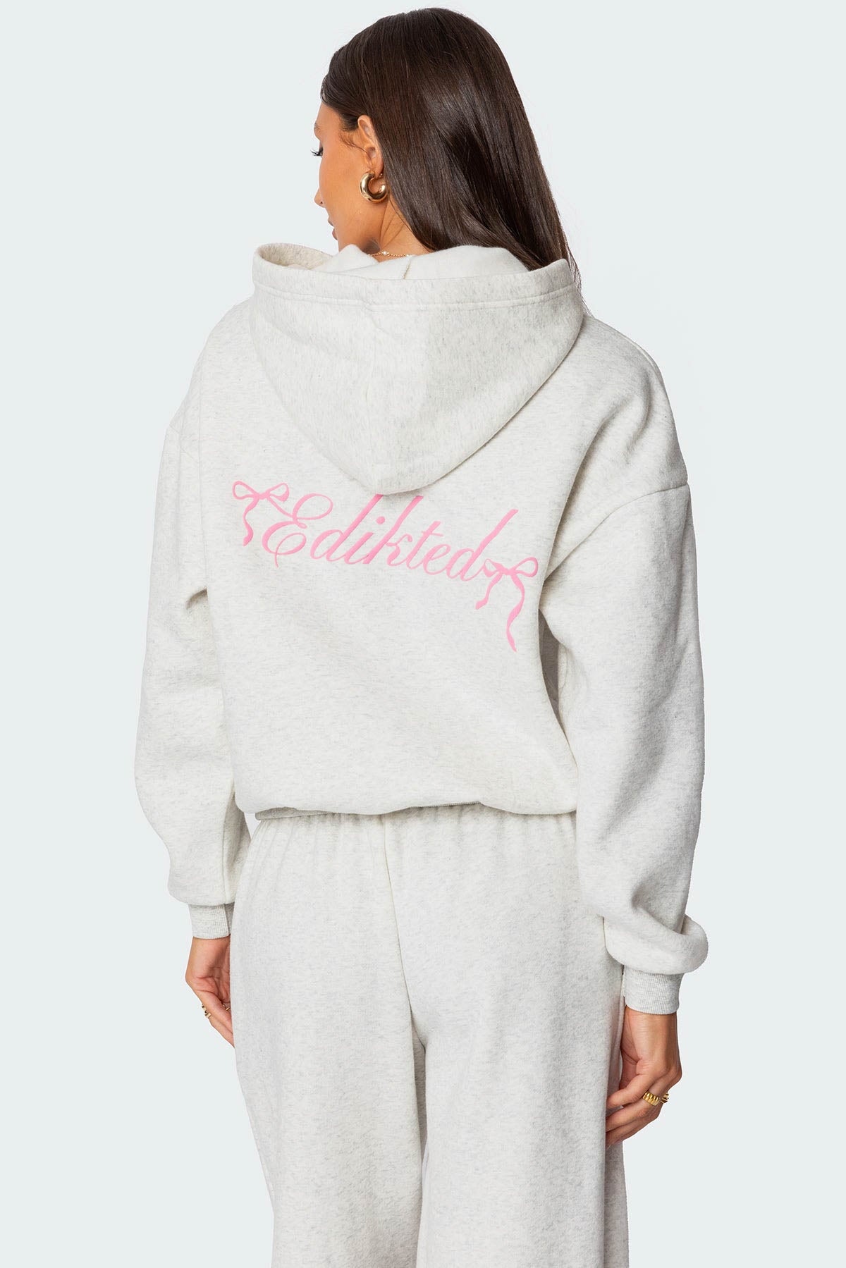 Sasha Bow Detail Hoodie-Milans Time