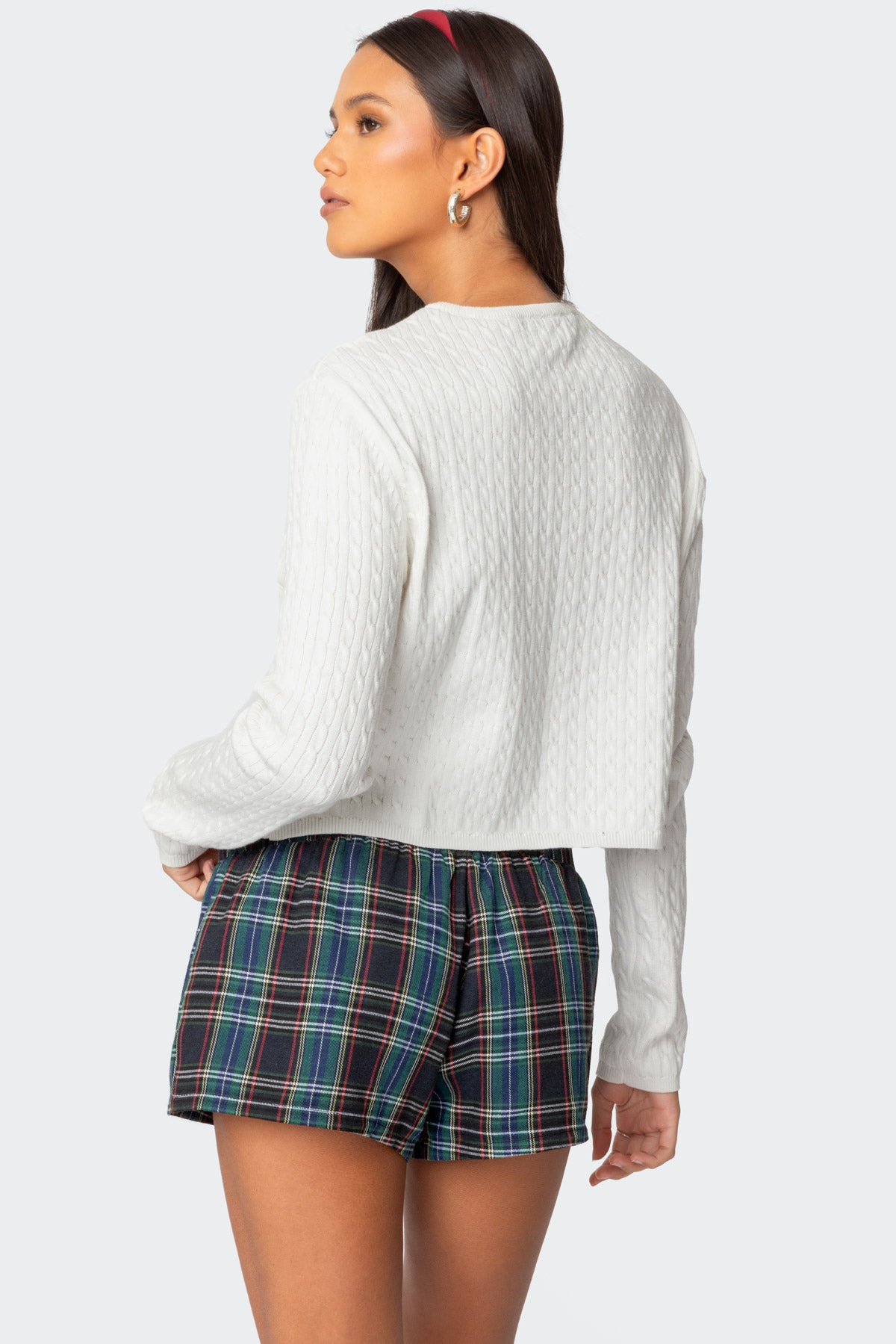 Crisada Cable Knit Cardigan-Milans Time