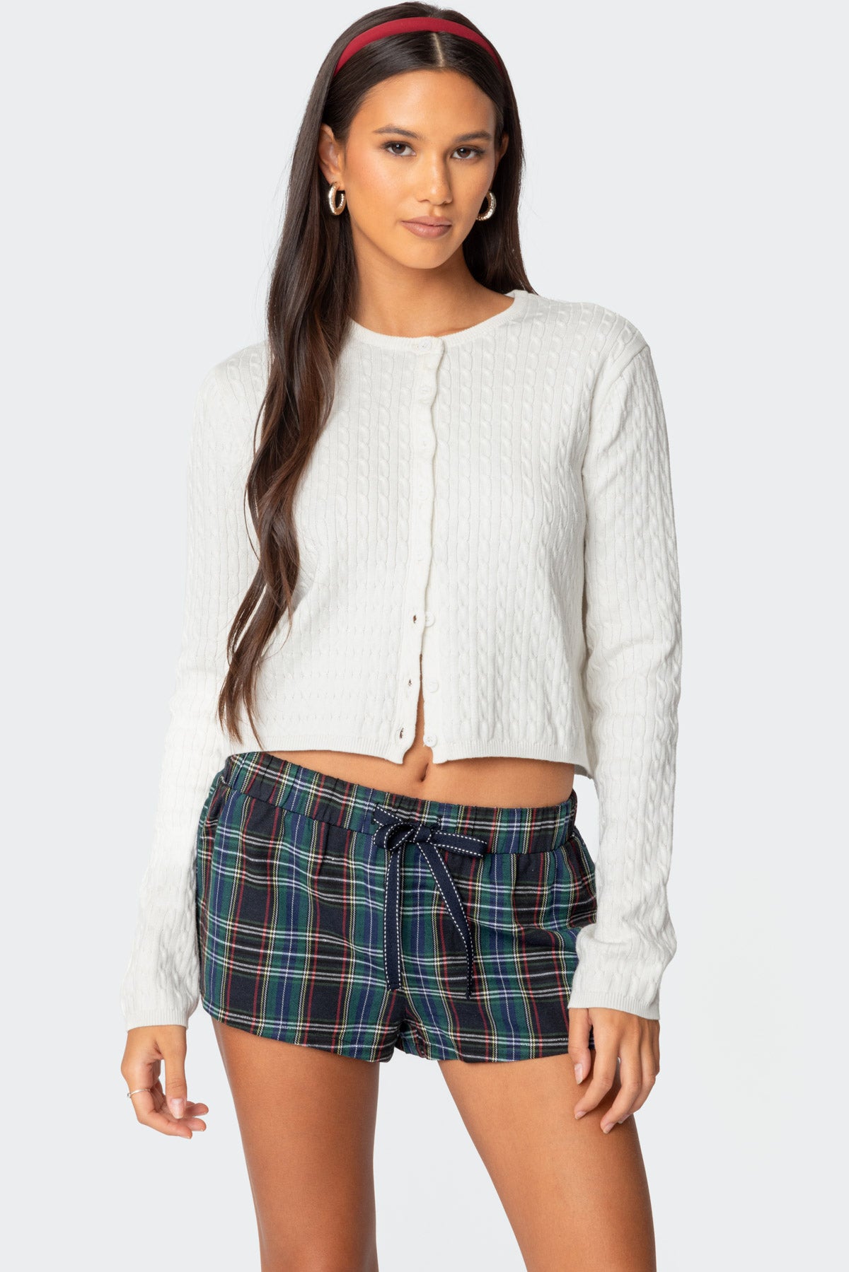 Crisada Cable Knit Cardigan-Milans Time