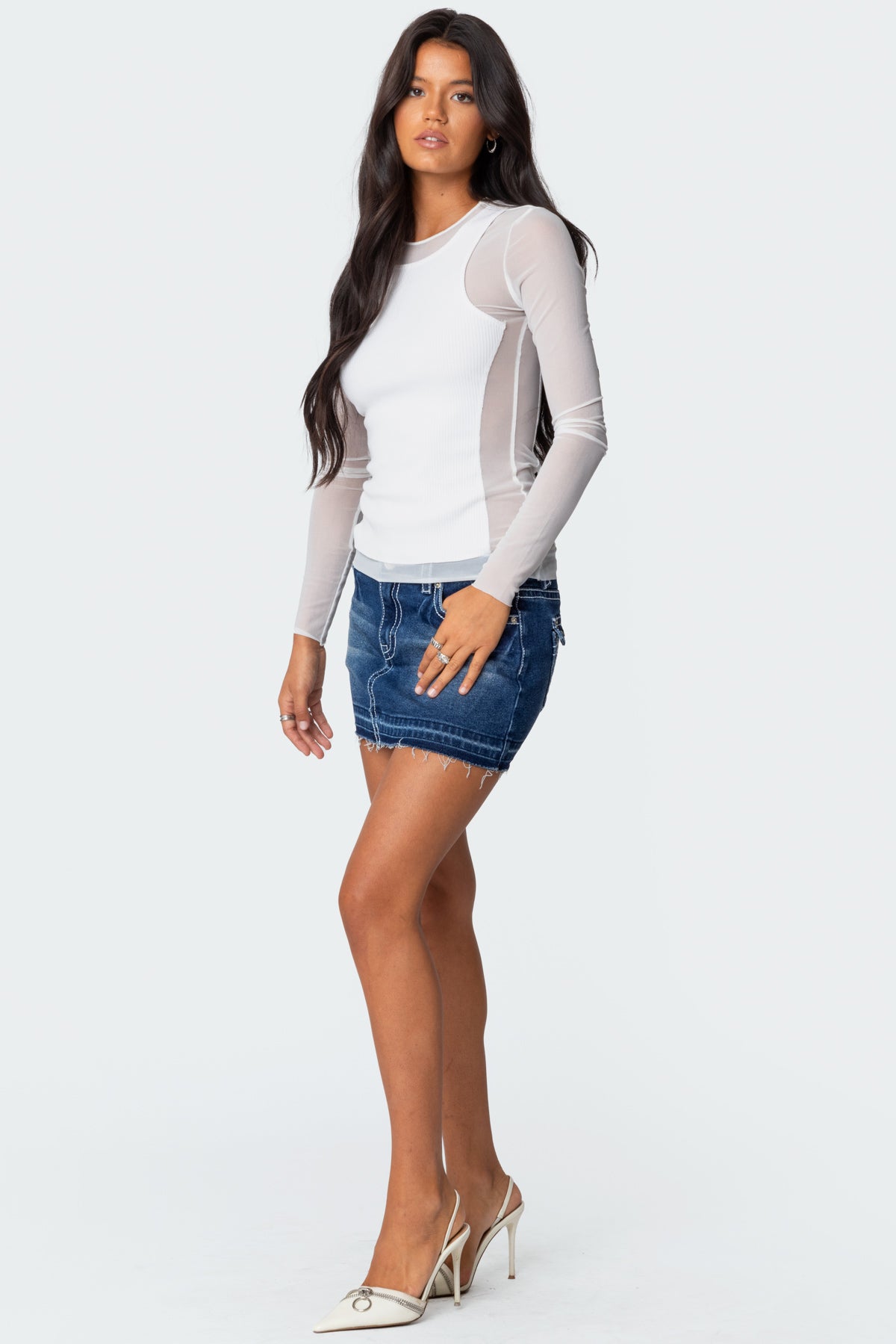 Rib Tank Layered Mesh Top-Milans Time