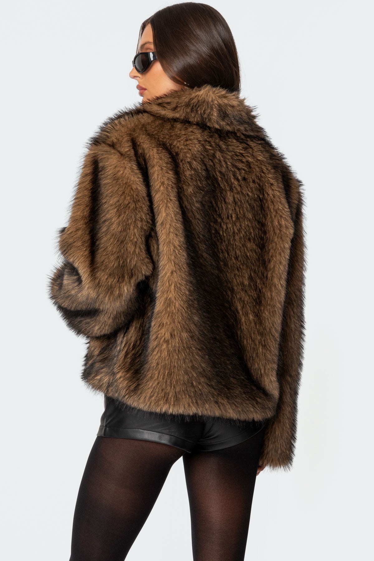 Mob Wife Faux Fur Jacket-Milans Time