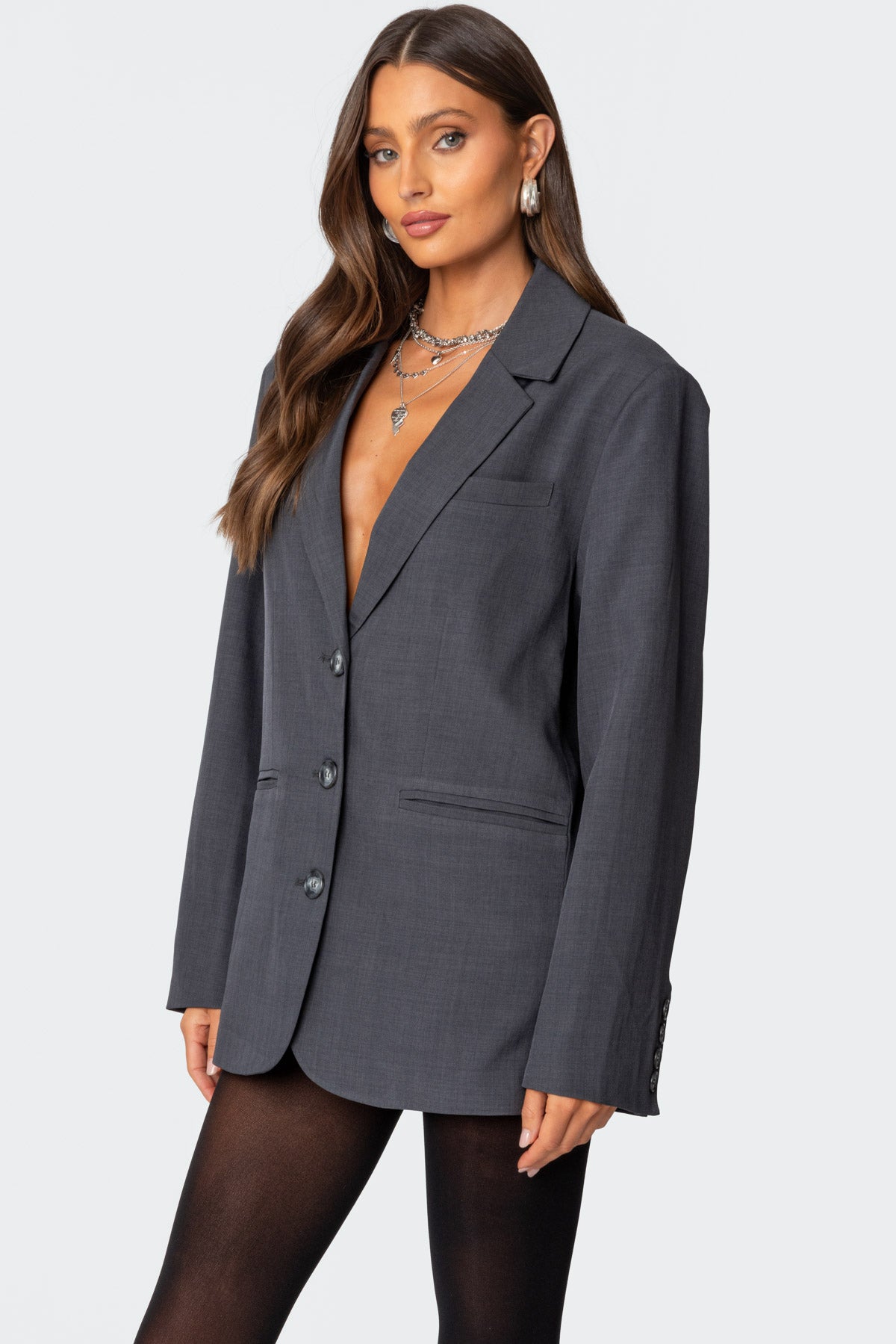Kourtney Oversized Blazer-Milans Time