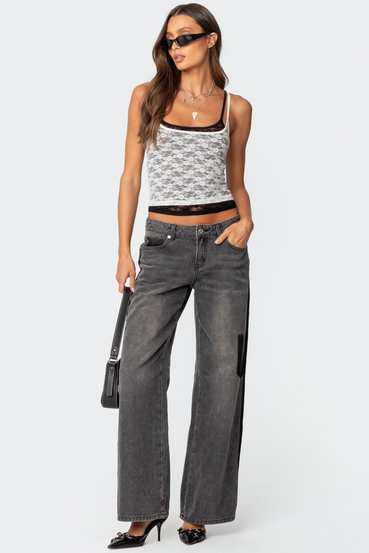 Wynnie Layered Lace Tank Top-Milans Time