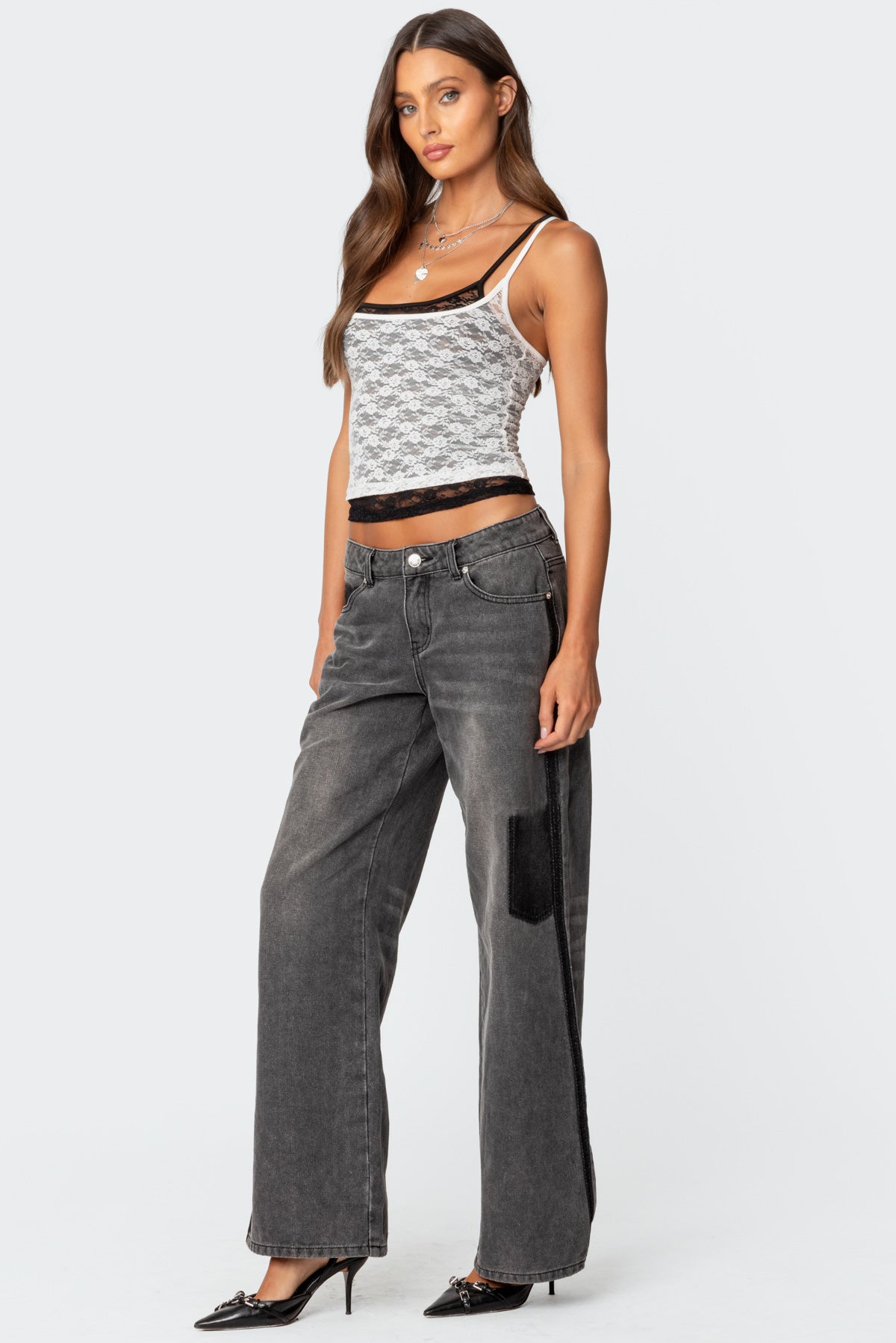 Wynnie Layered Lace Tank Top-Milans Time